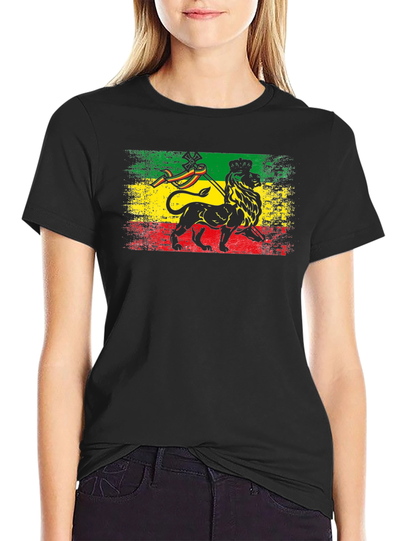 Rasta Lion T-Shirt - Reggae Style