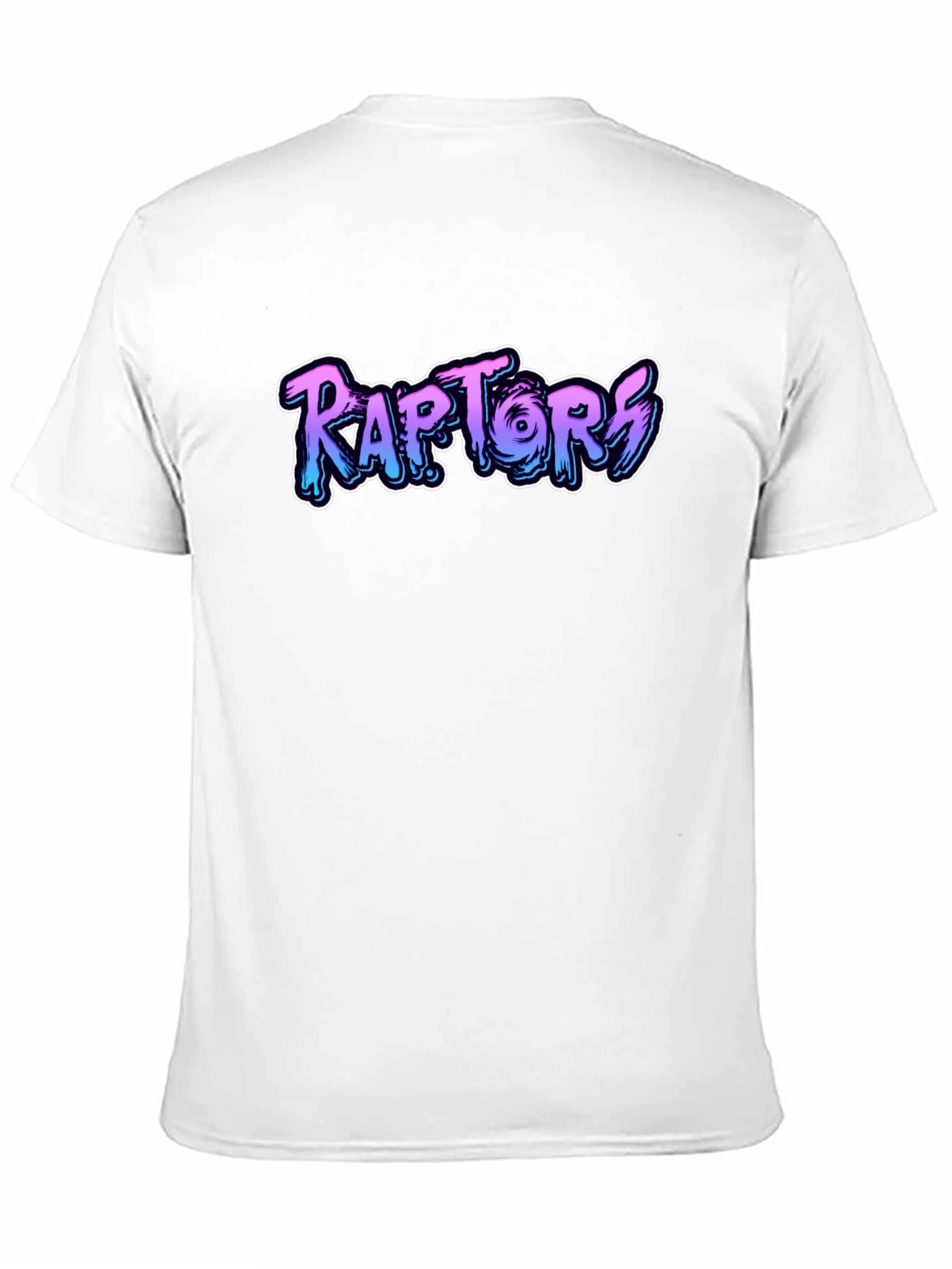 Raptors Graphic Print Black T-Shirt