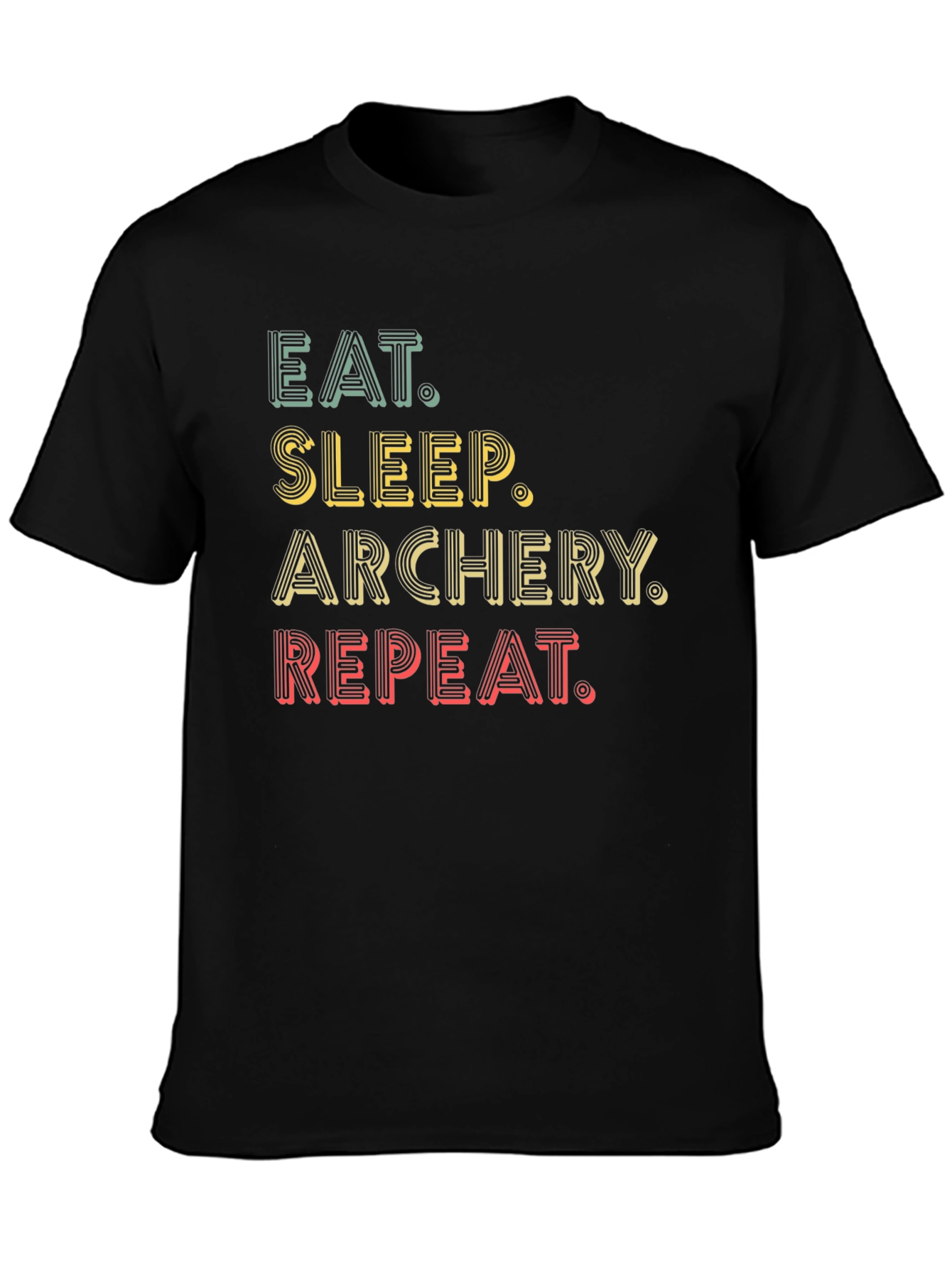 Eat Sleep Archery Repeat Graphic Tee