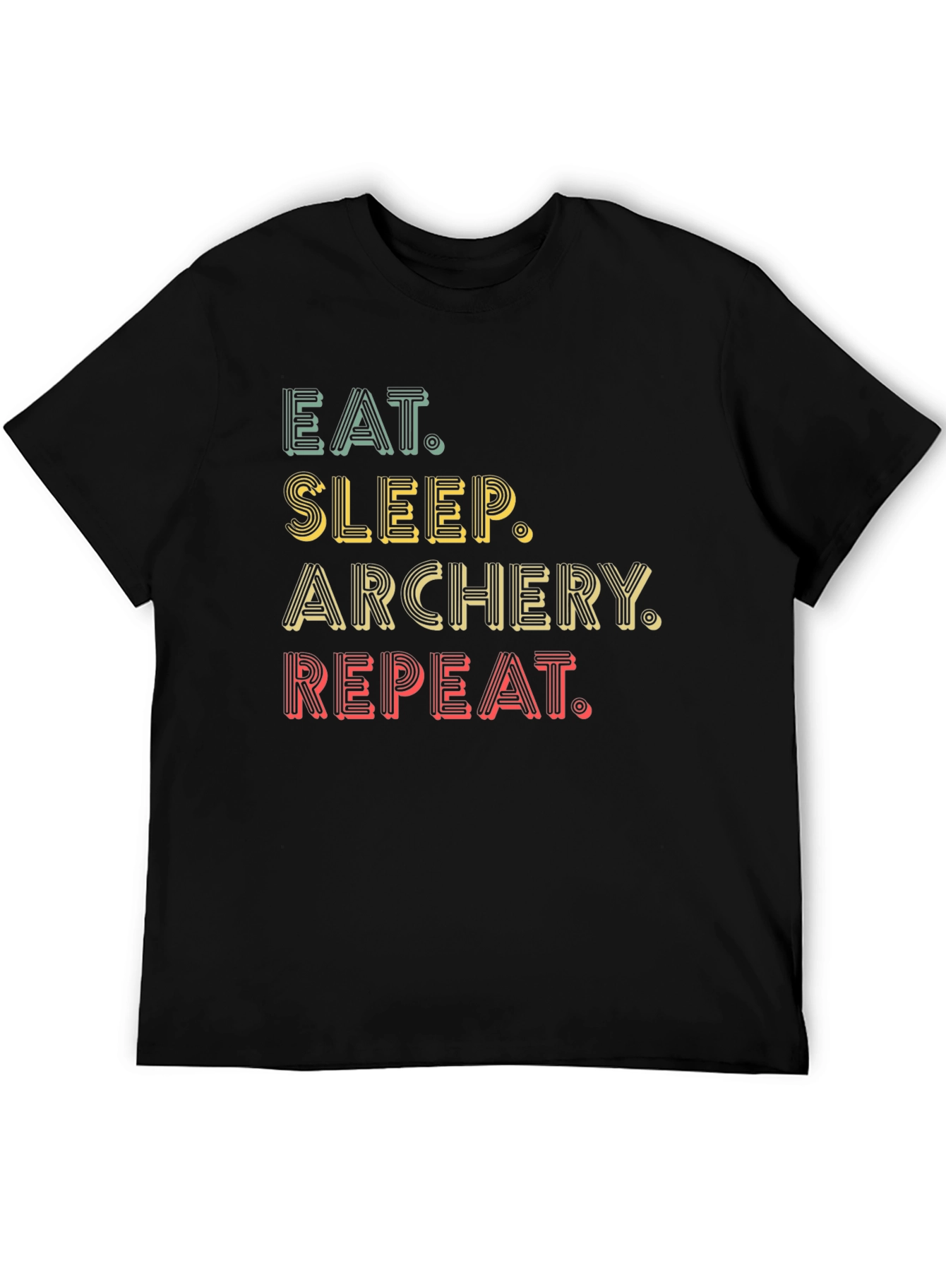 Eat Sleep Archery Repeat Graphic Tee