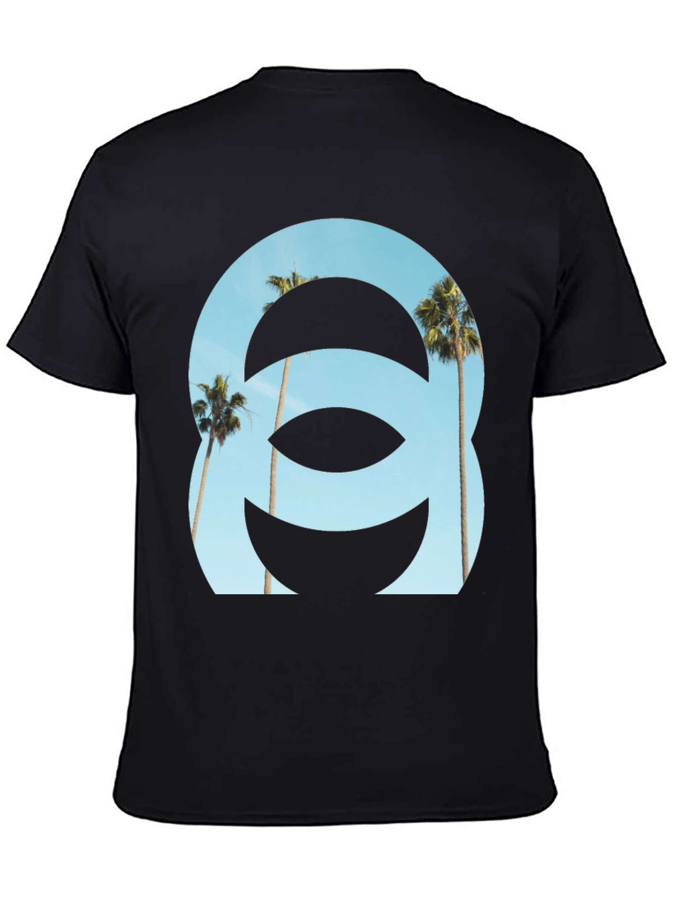 Palm Graphic Black T-Shirt