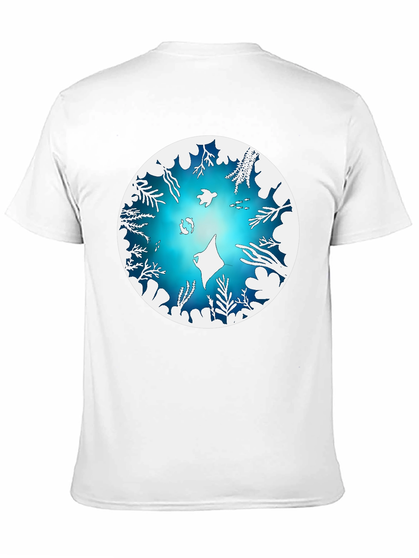 Ocean Life Graphic Tee - Black