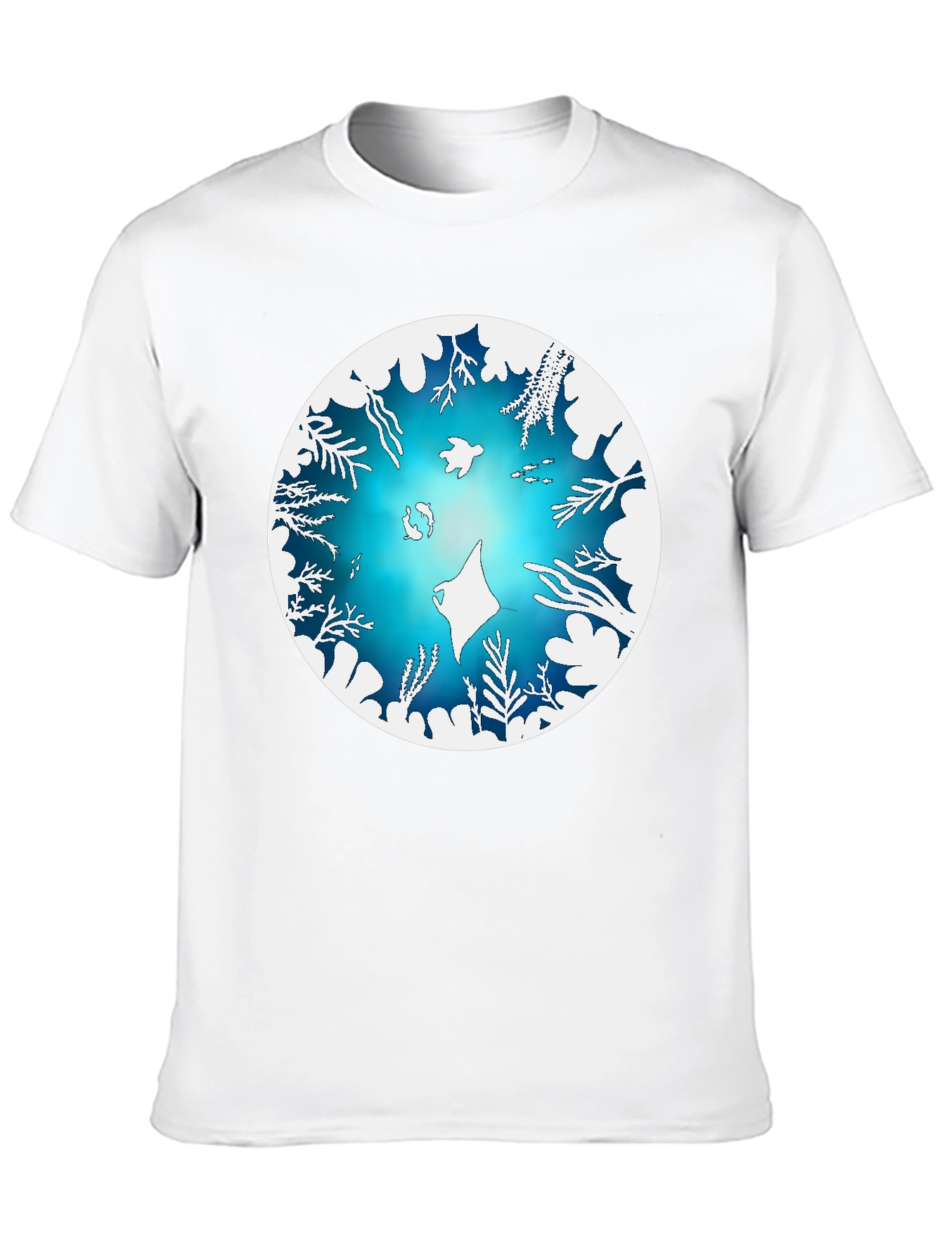Ocean Life Graphic Tee - Black