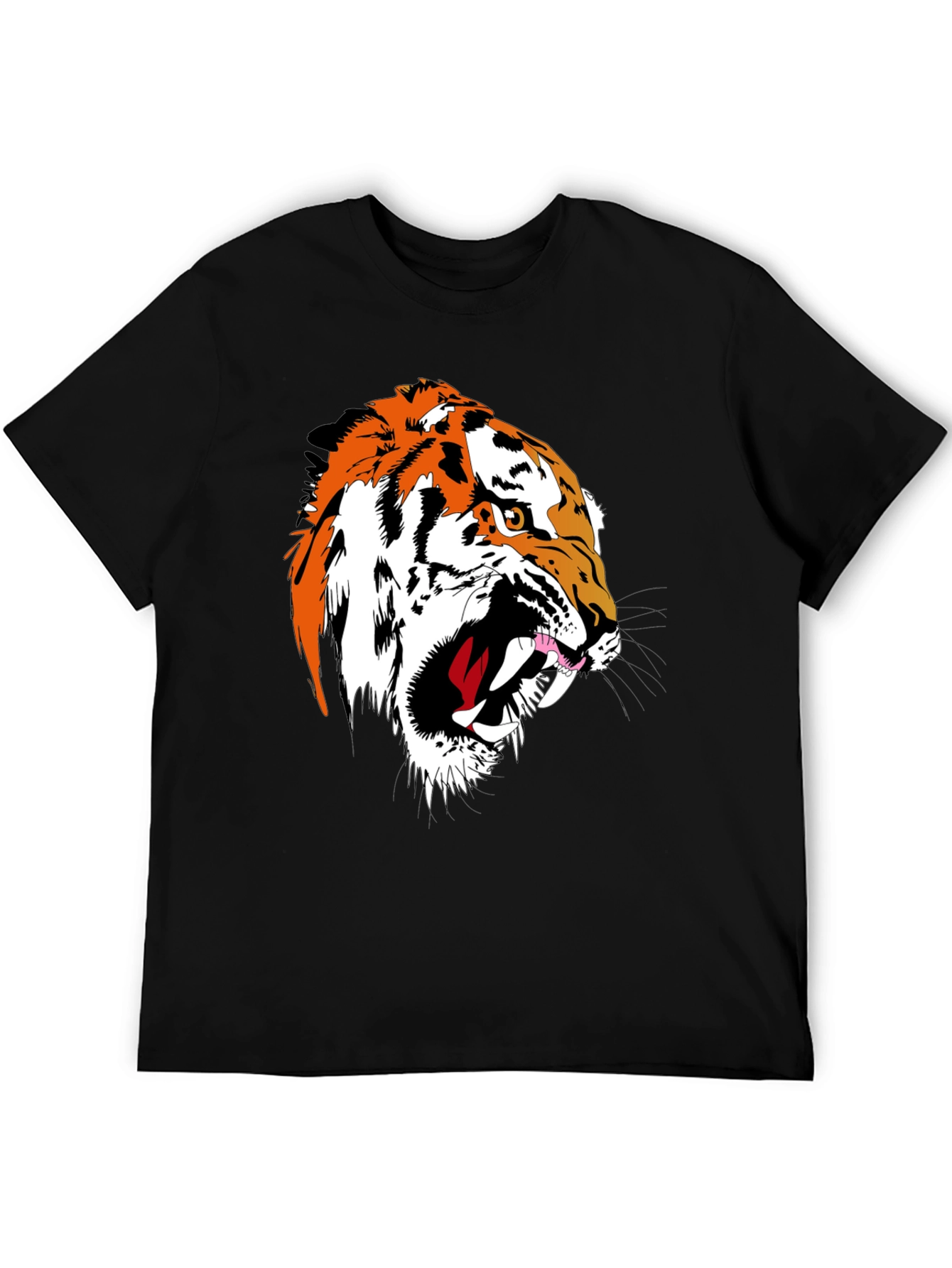 Tiger Graphic Tee - Fierce Black T-Shirt