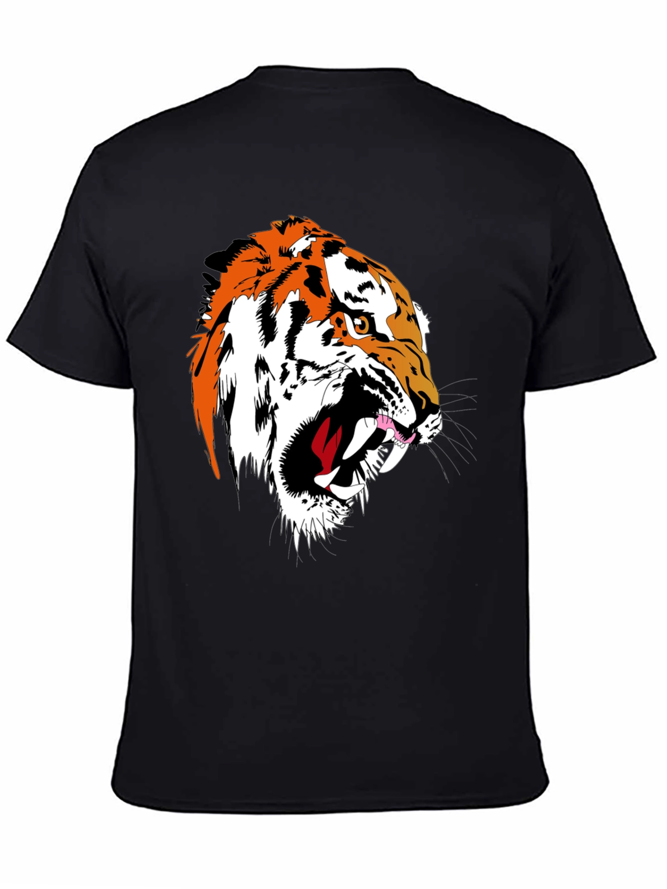 Tiger Graphic Tee - Fierce Black T-Shirt