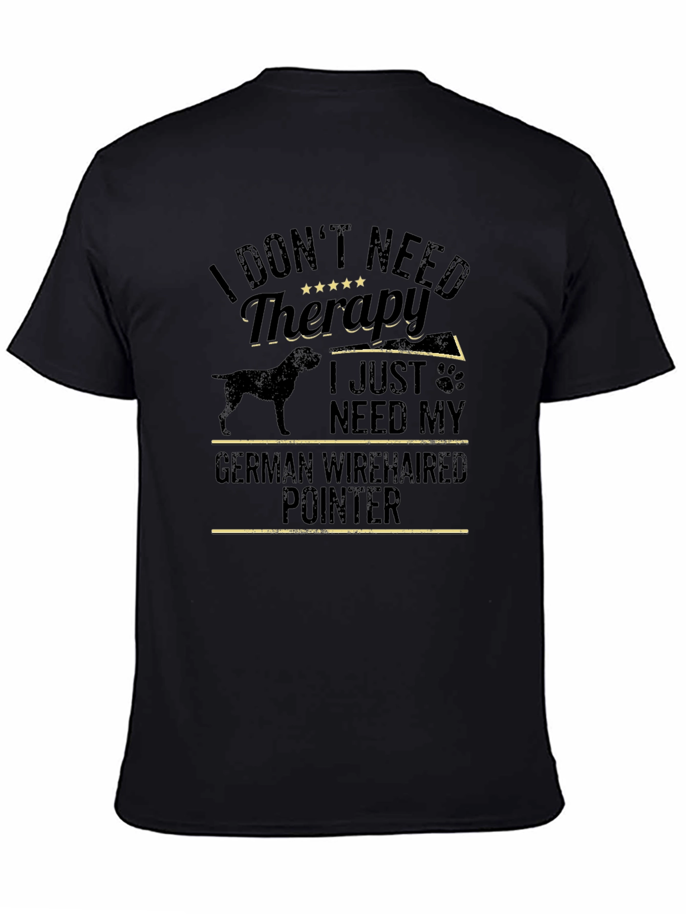 German Wirehaired Pointer Therapy Dog T-Shirt