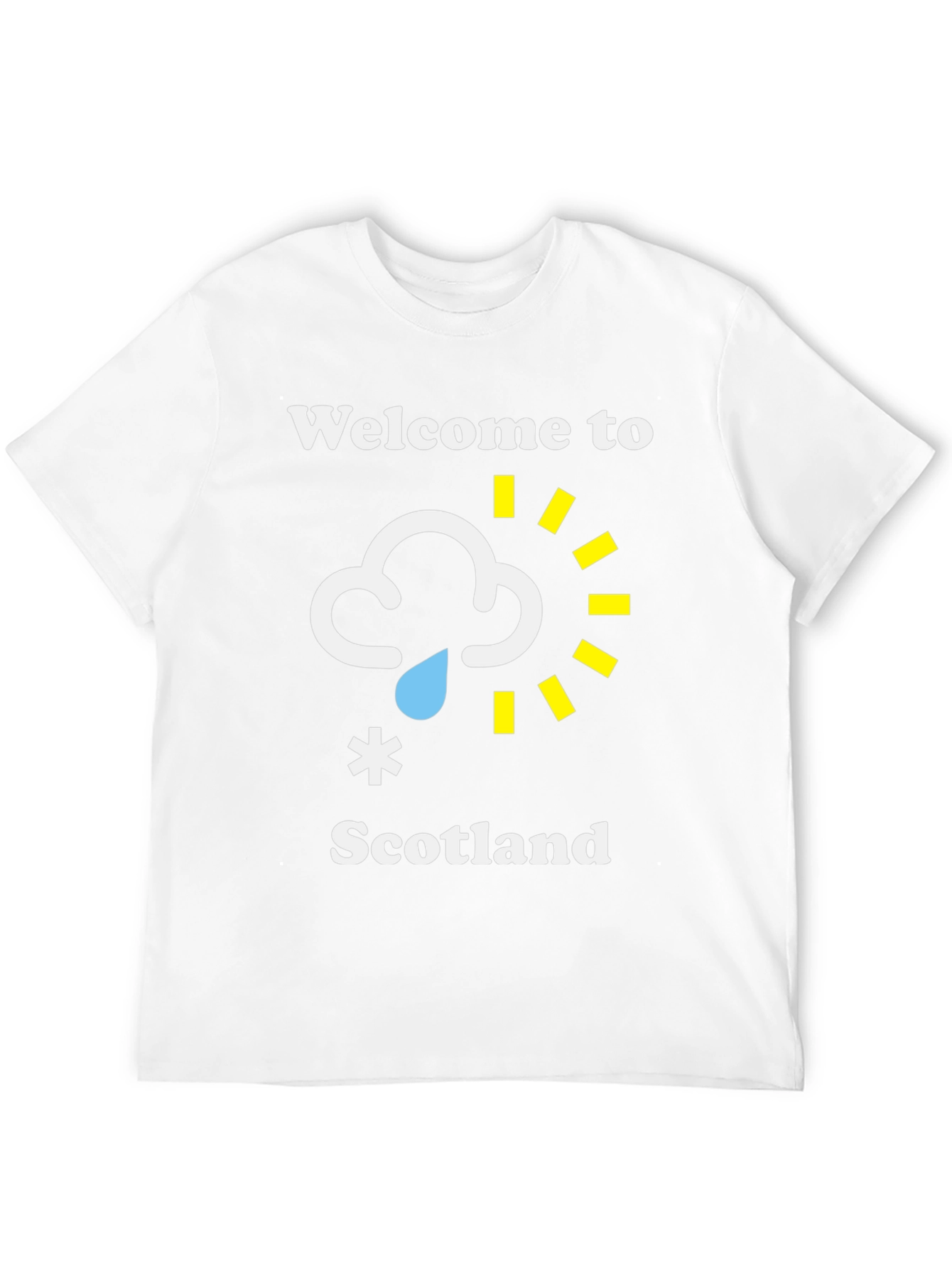 Welcome to Scotland Funny Weather Graphic Tee