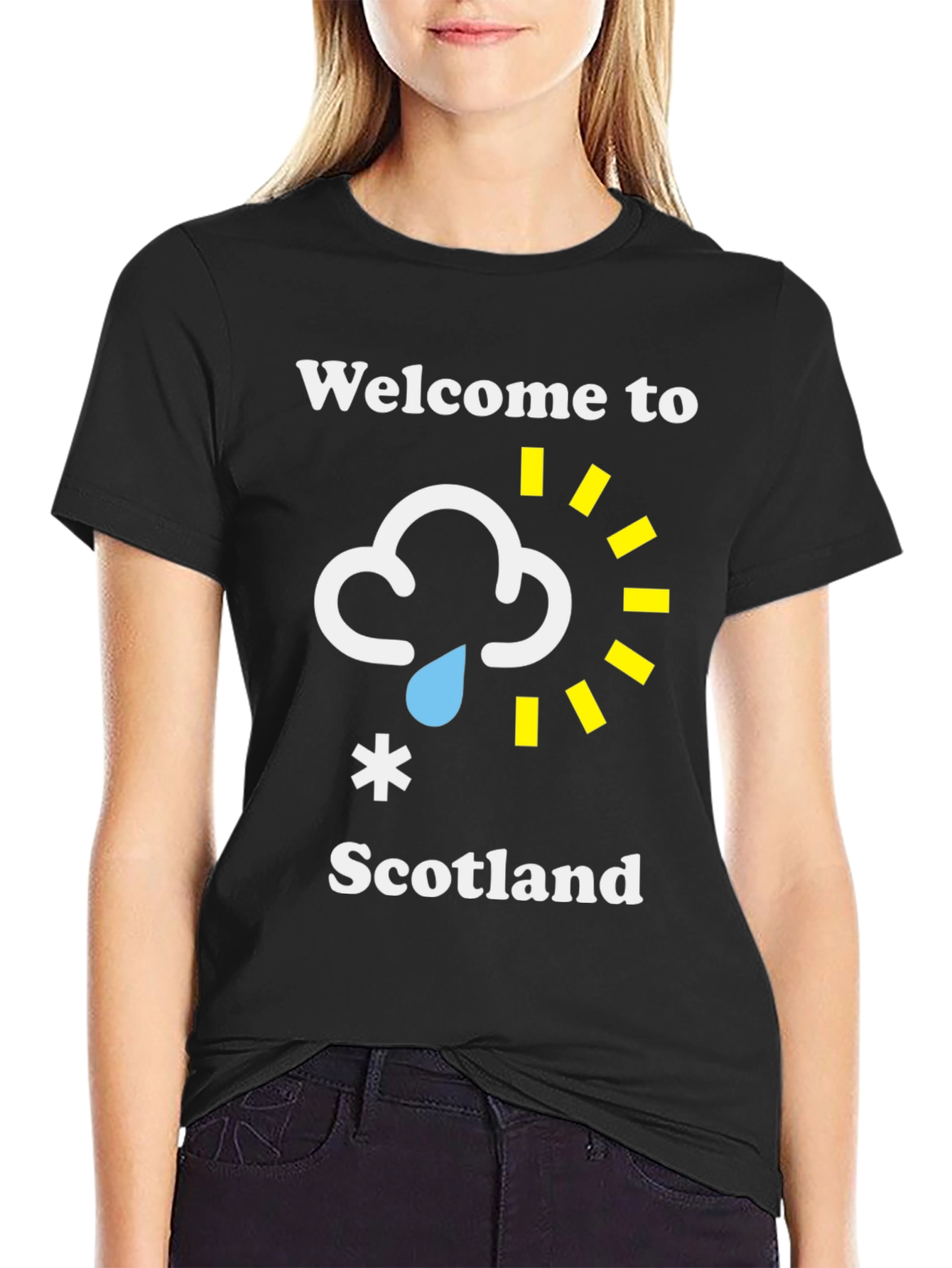 Welcome to Scotland Funny Weather Graphic Tee