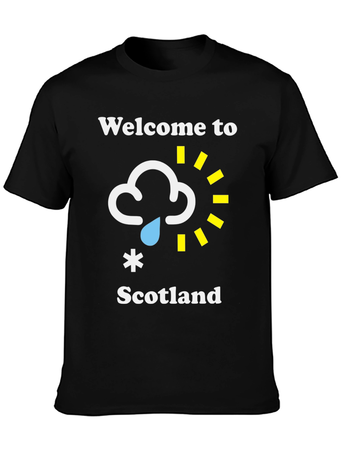Welcome to Scotland Funny Weather Graphic Tee