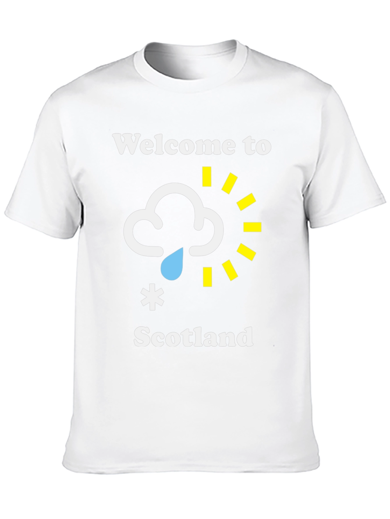 Welcome to Scotland Funny Weather Graphic Tee