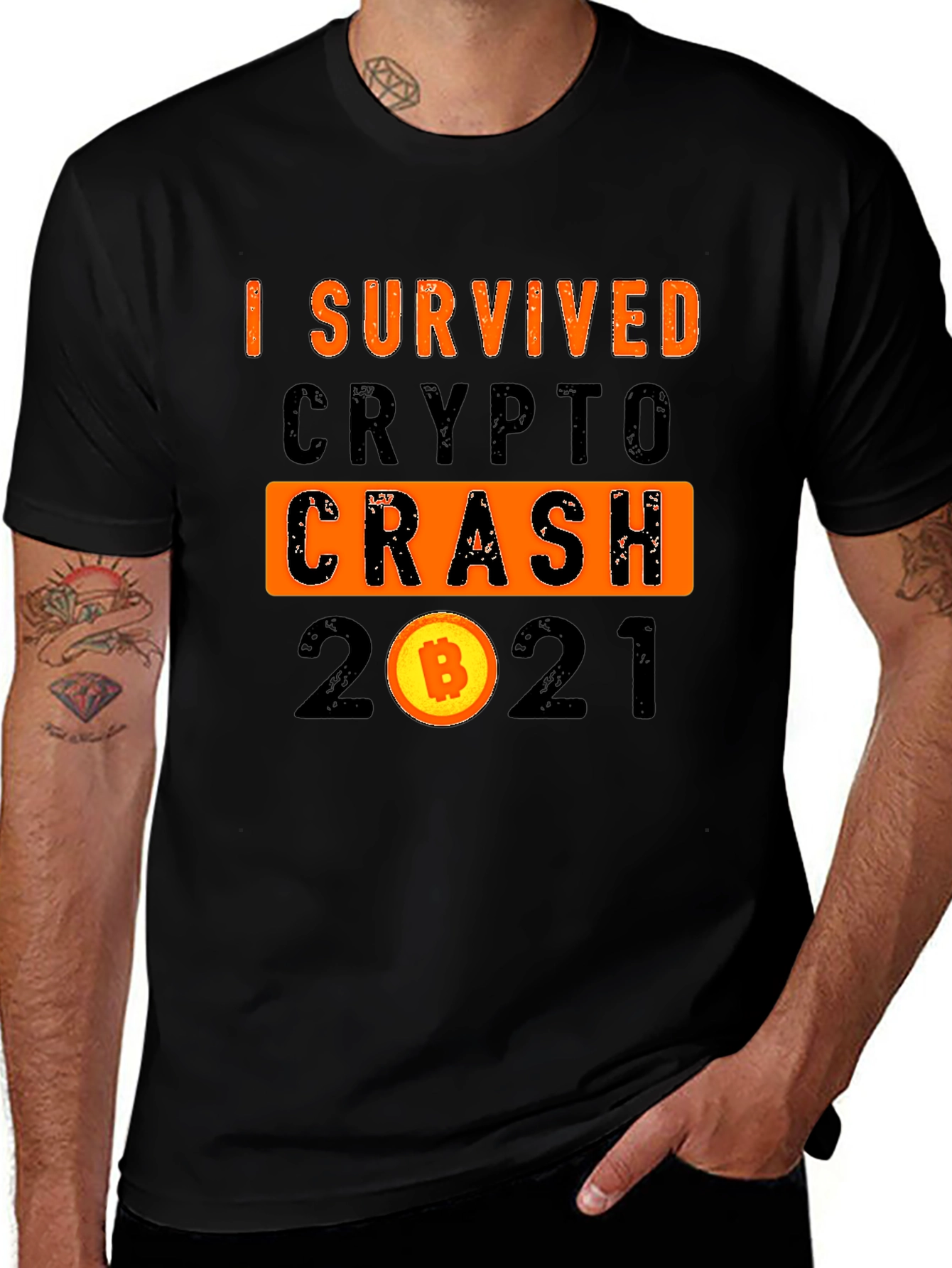 I Survived Crypto Crash 2021 T-Shirt