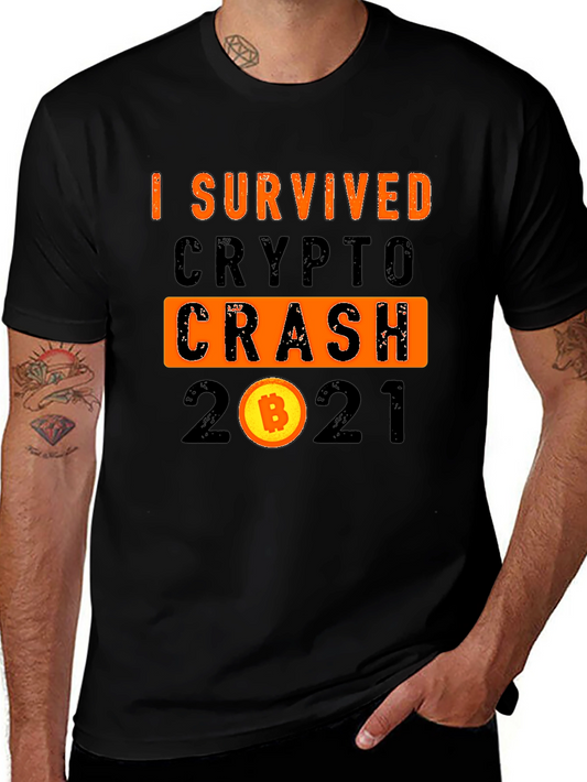 I Survived Crypto Crash 2021 T-Shirt