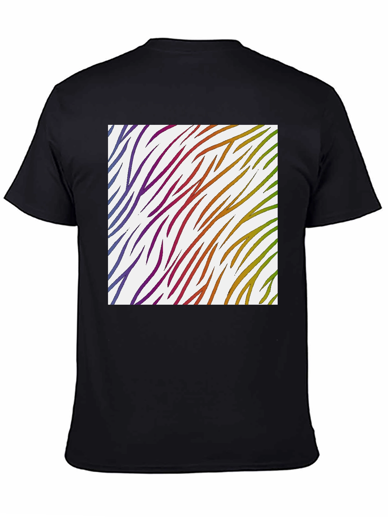 Rainbow Zebra Stripe Tee
