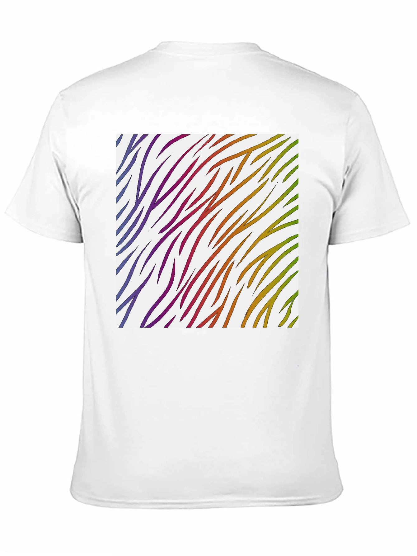 Rainbow Zebra Stripe Tee