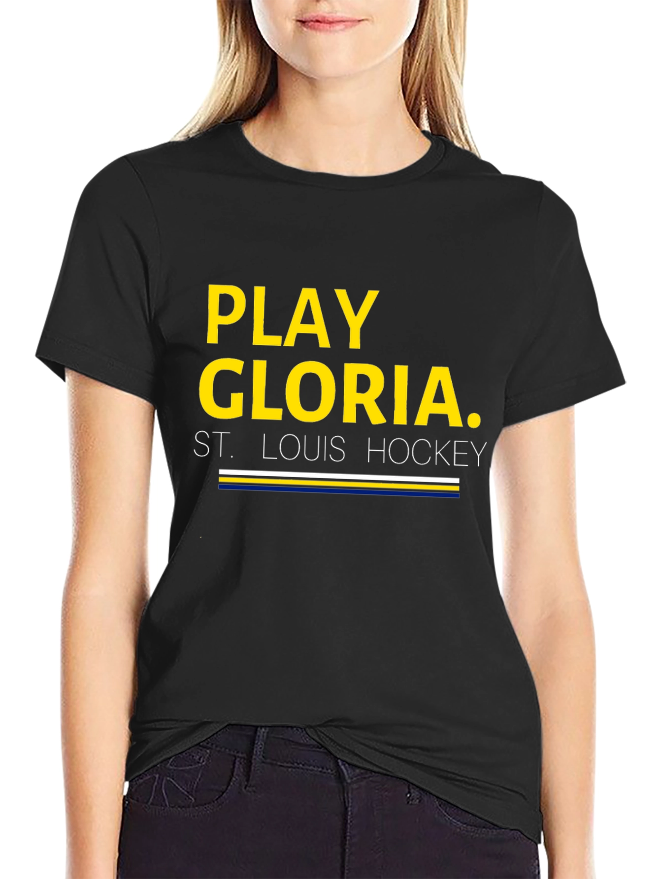 Play Gloria St. Louis Hockey T-Shirt