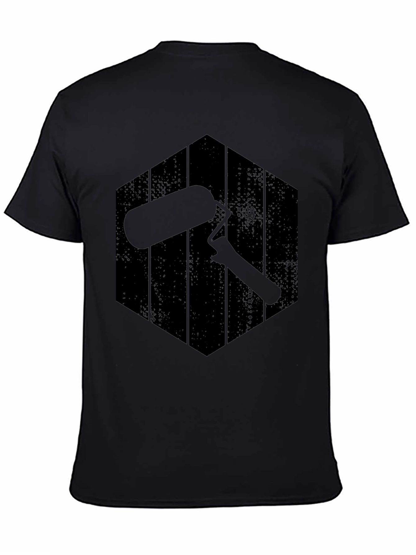 Painters Roller Graphic Tee - Black Crew Neck