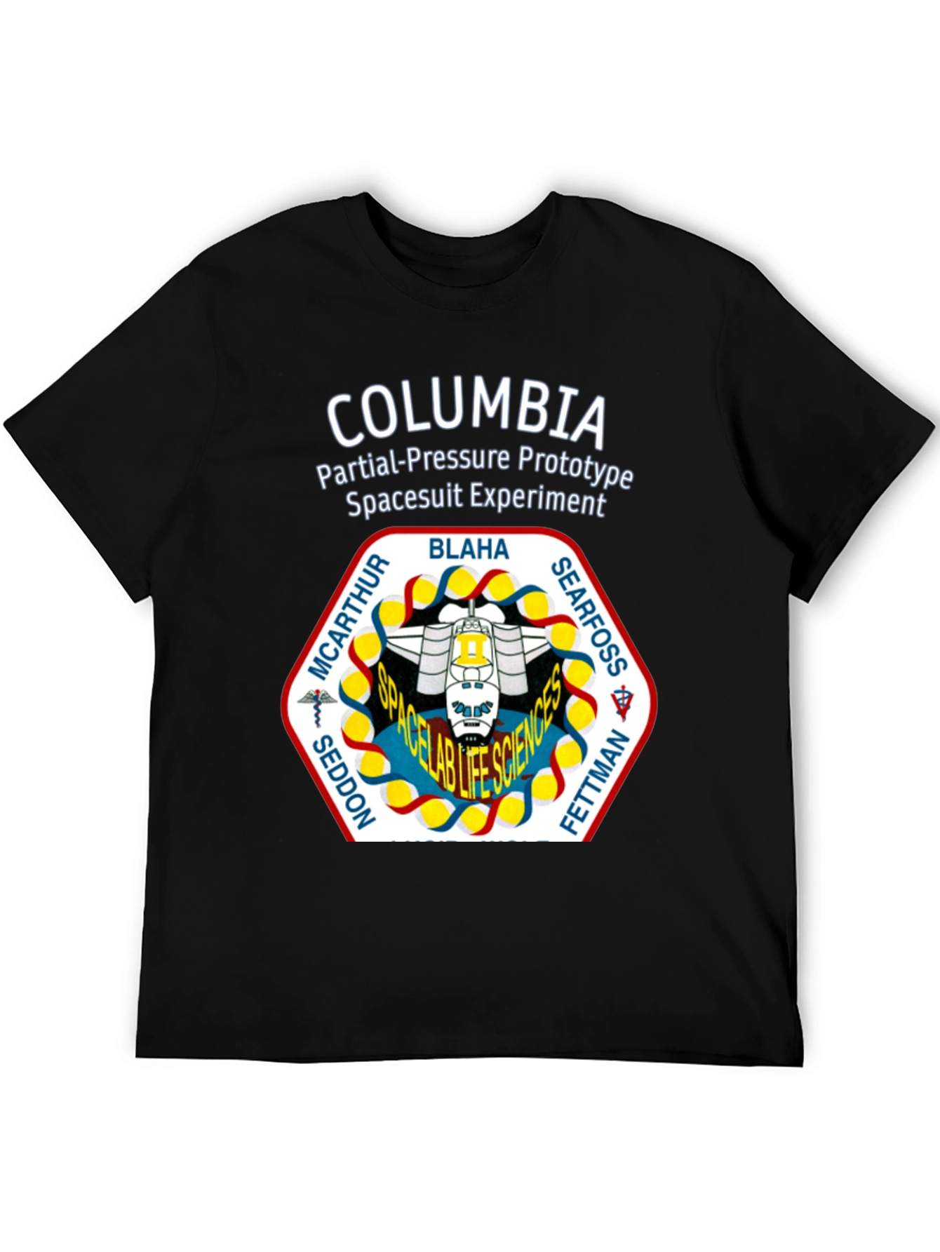 Columbia Spacesuit Experiment T-Shirt