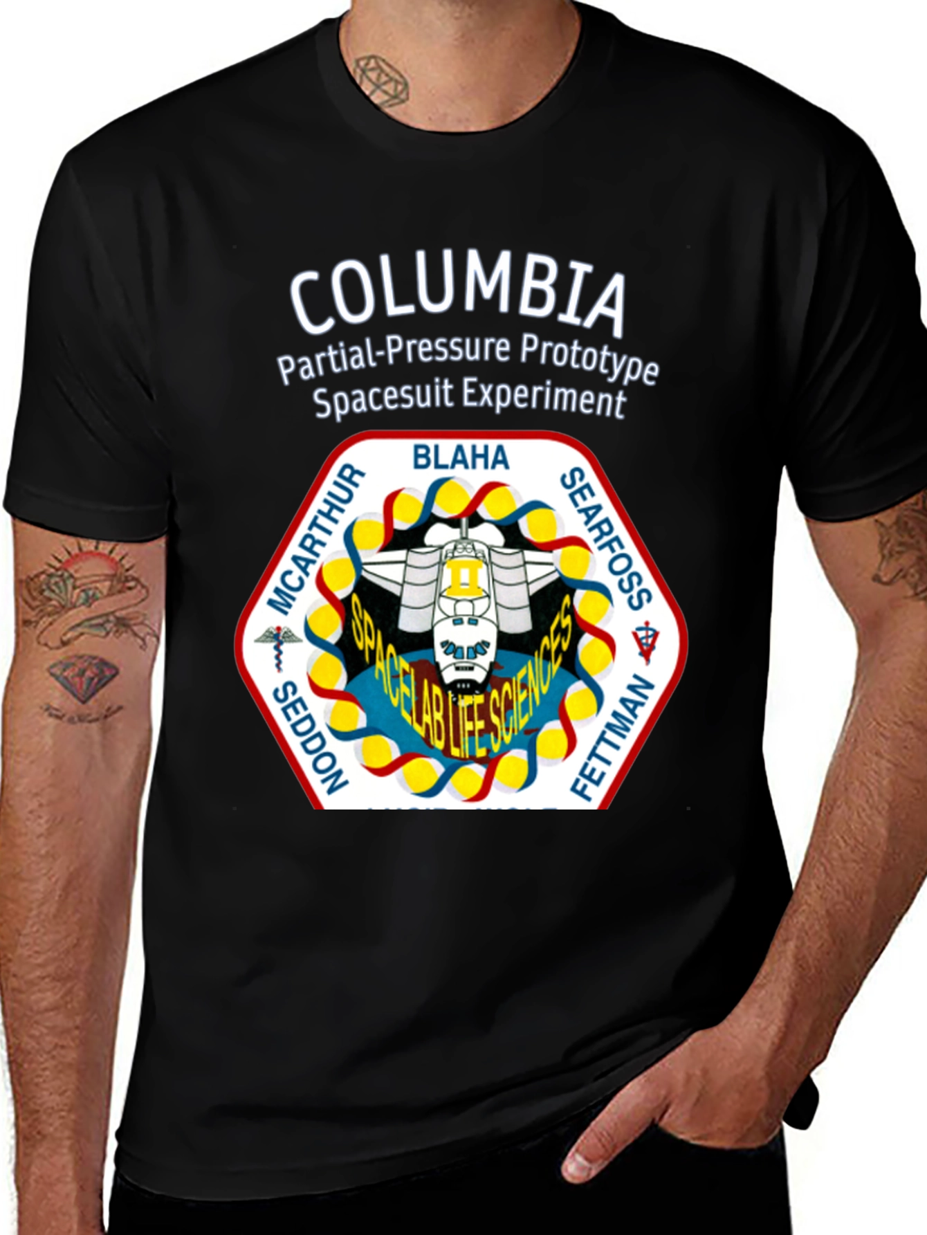 Columbia Spacesuit Experiment T-Shirt