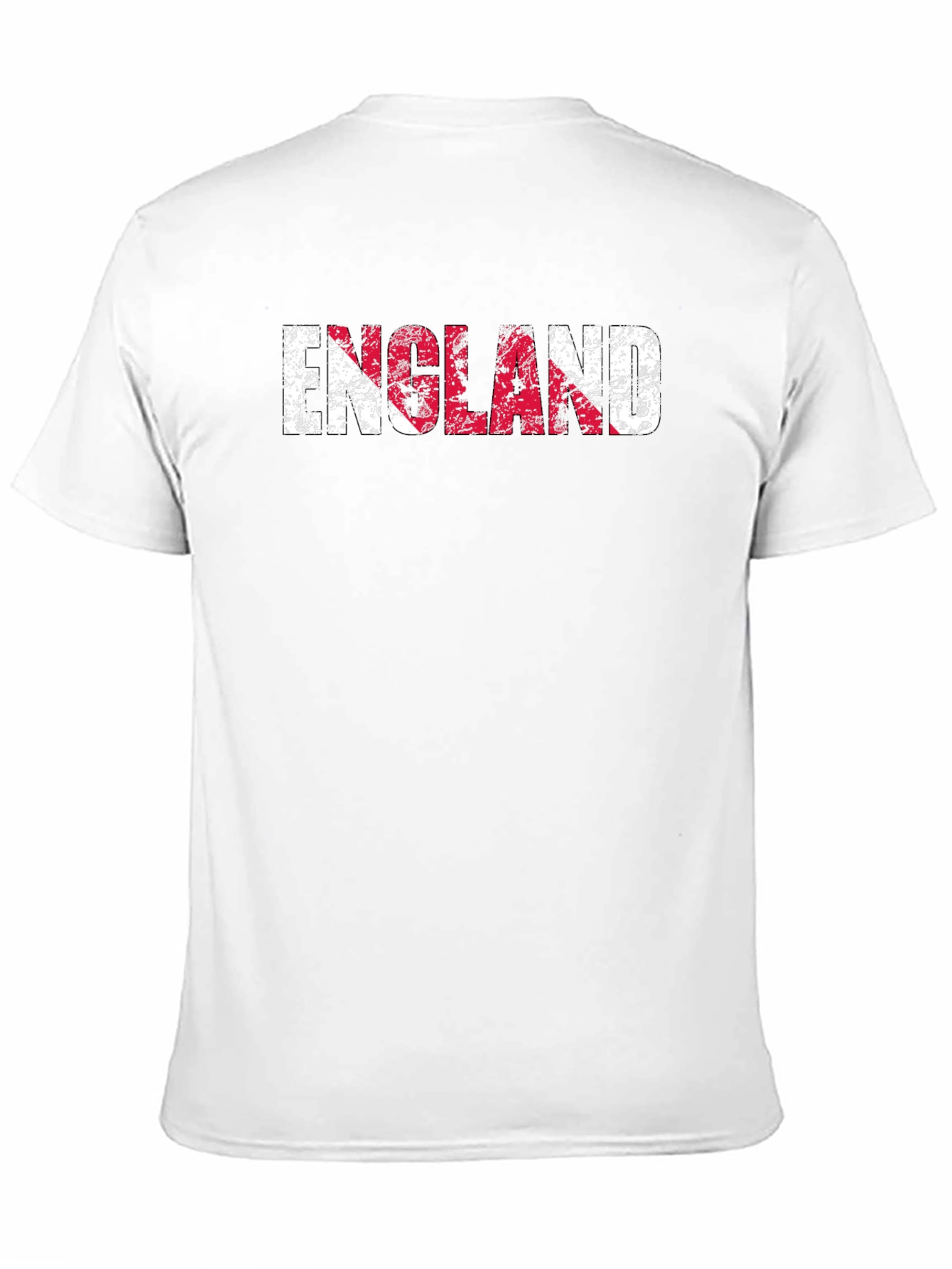 England Flag Distressed Graphic T-Shirt