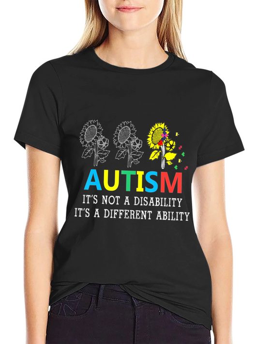 Autism Awareness T-Shirt - Its a Different Ability