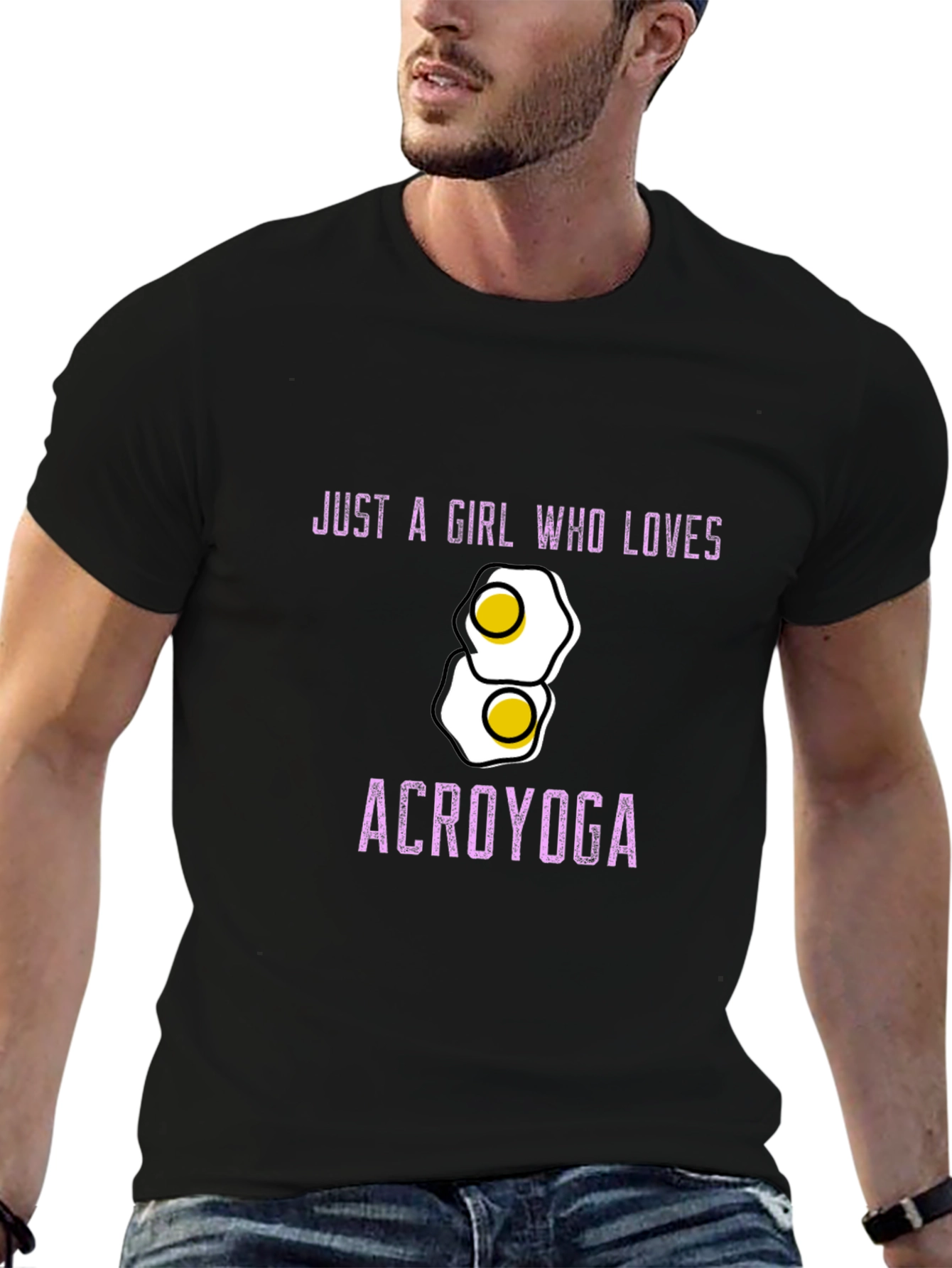 Just A Girl Who Loves Acroyoga T-Shirt
