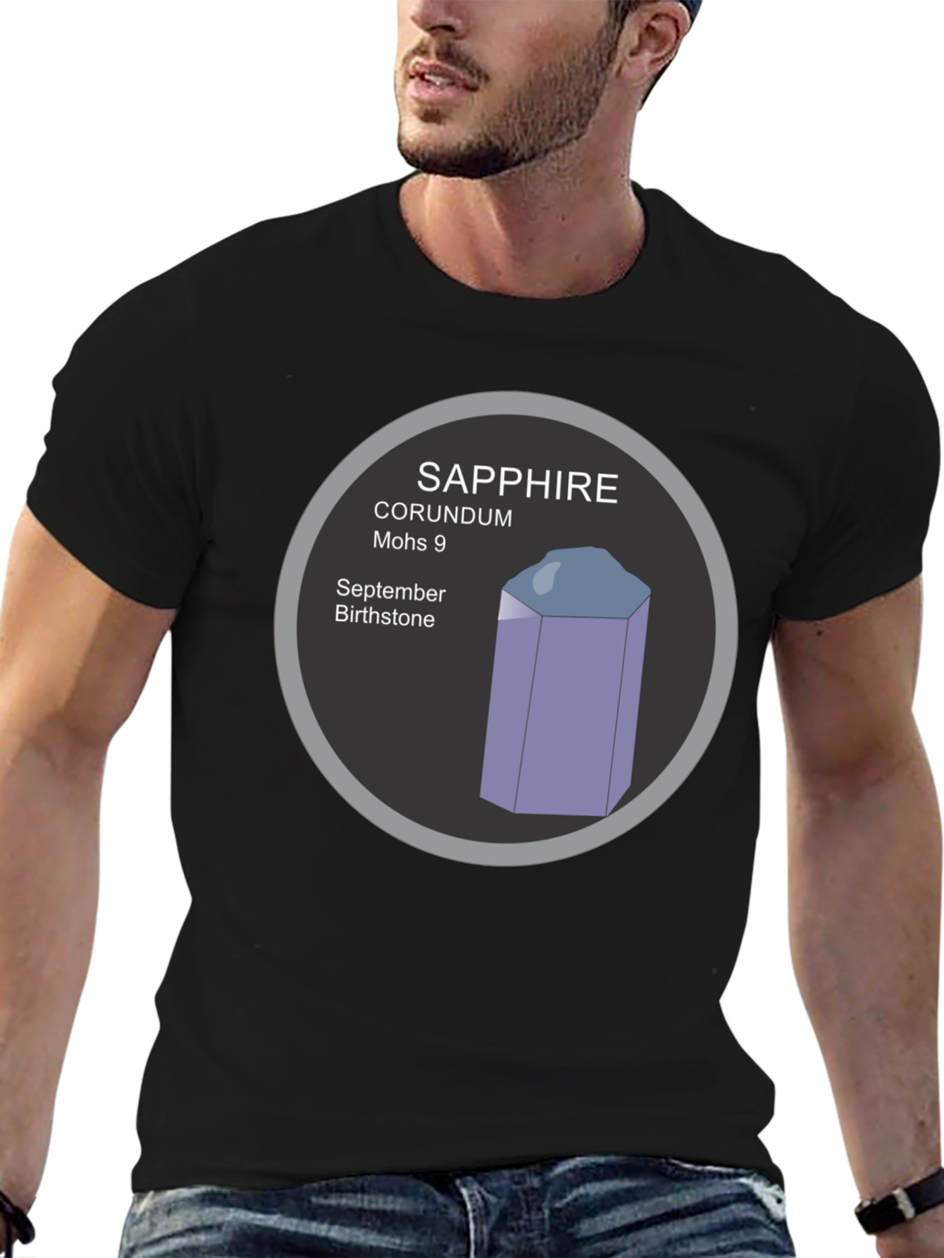 Sapphire Gemstone T-Shirt - September Birthstone Tee