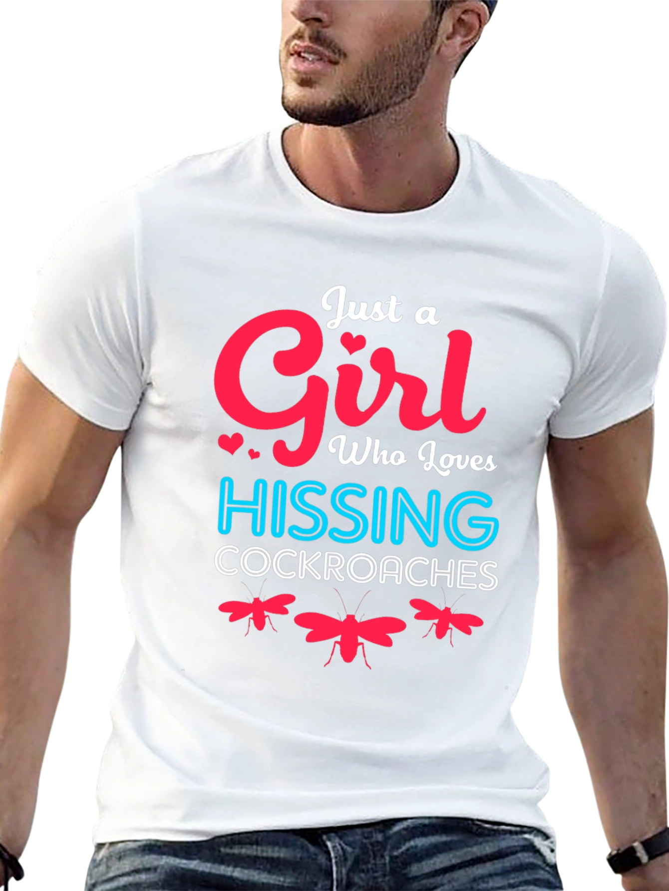 Just A Girl Who Loves Hissing Cockroaches T-Shirt
