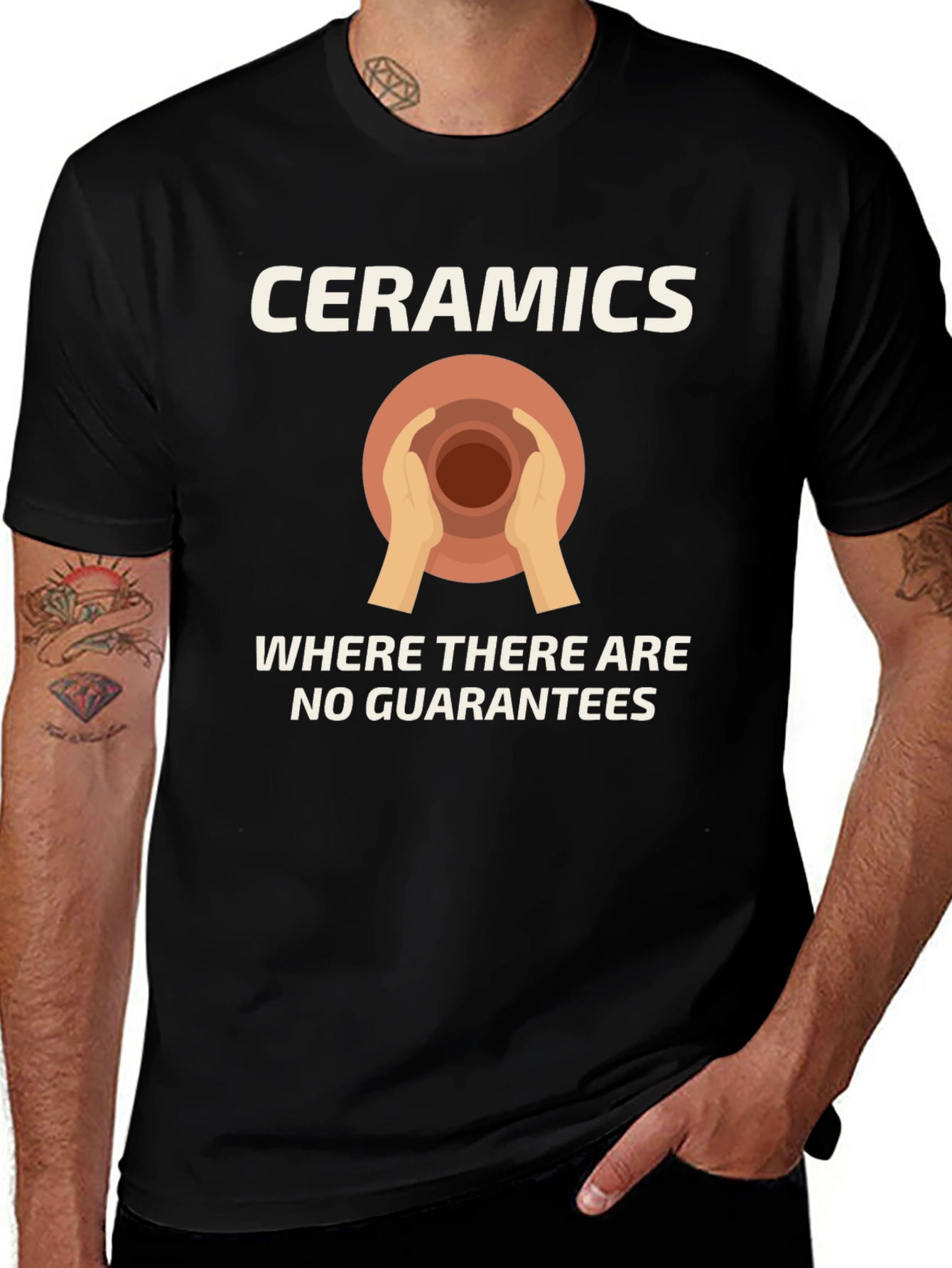 Ceramics No Guarantees Graphic T-Shirt