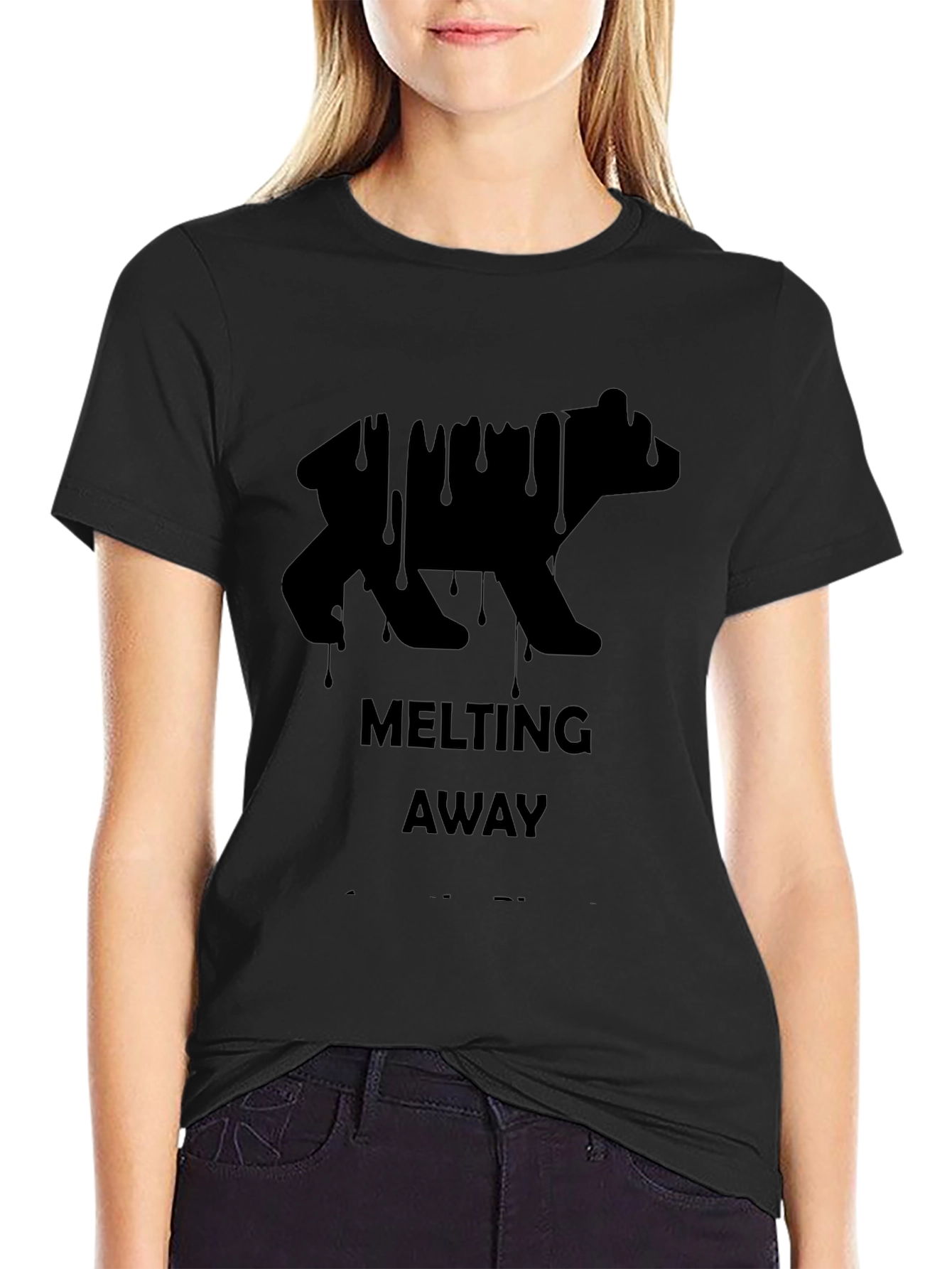 Melting Bear Graphic Tee - Cool & Unique Design