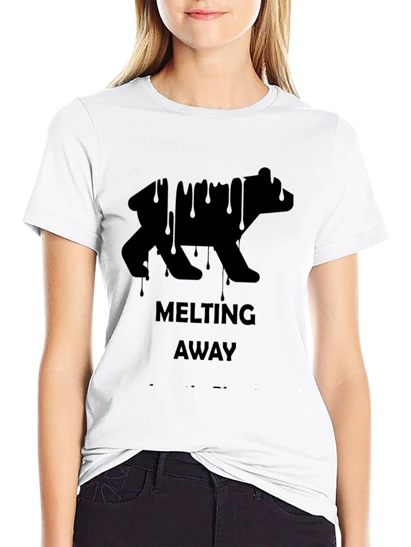 Melting Bear Graphic Tee - Cool & Unique Design