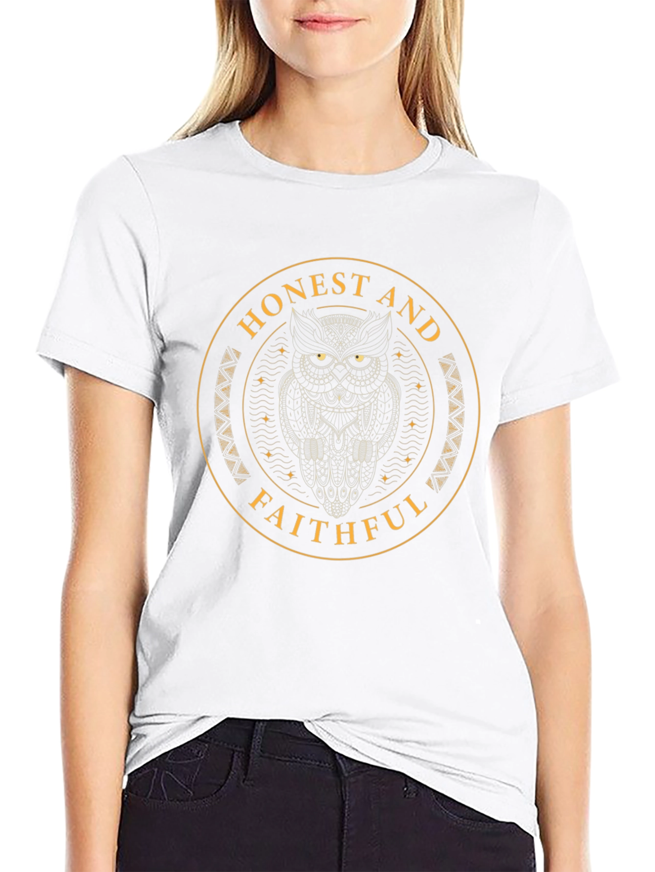 Honest and Faithful Owl Graphic Tee - Unisex