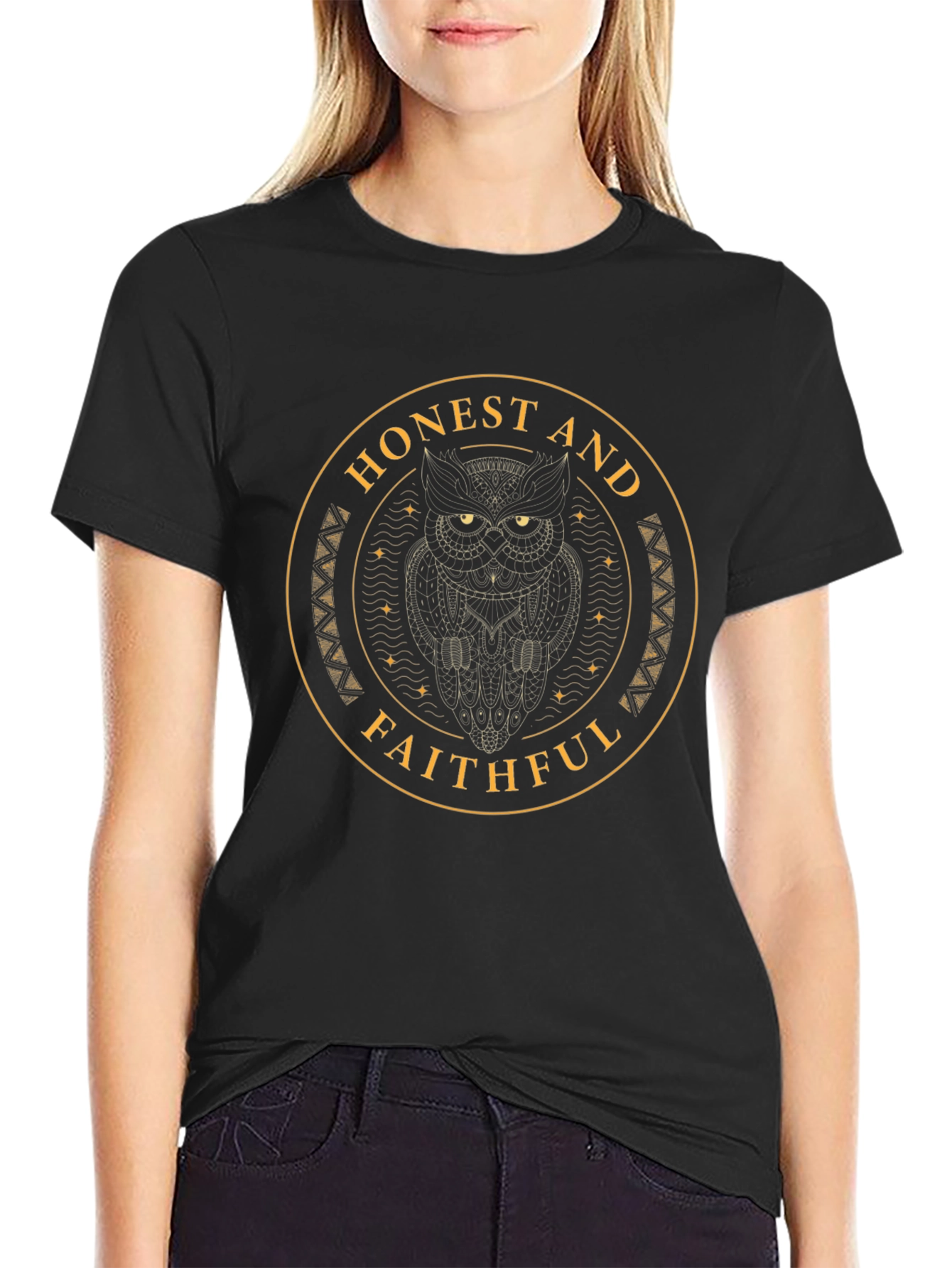 Honest and Faithful Owl Graphic Tee - Unisex