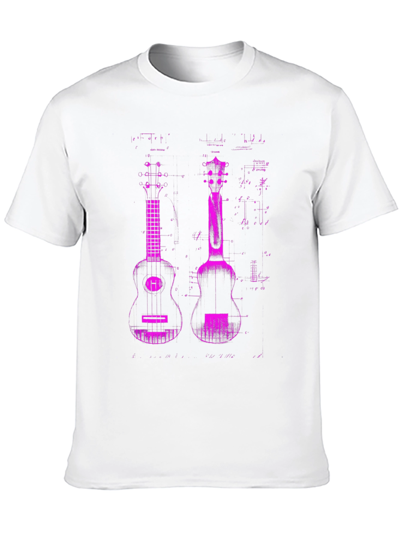 Ukulele Graphic T-Shirt - Black