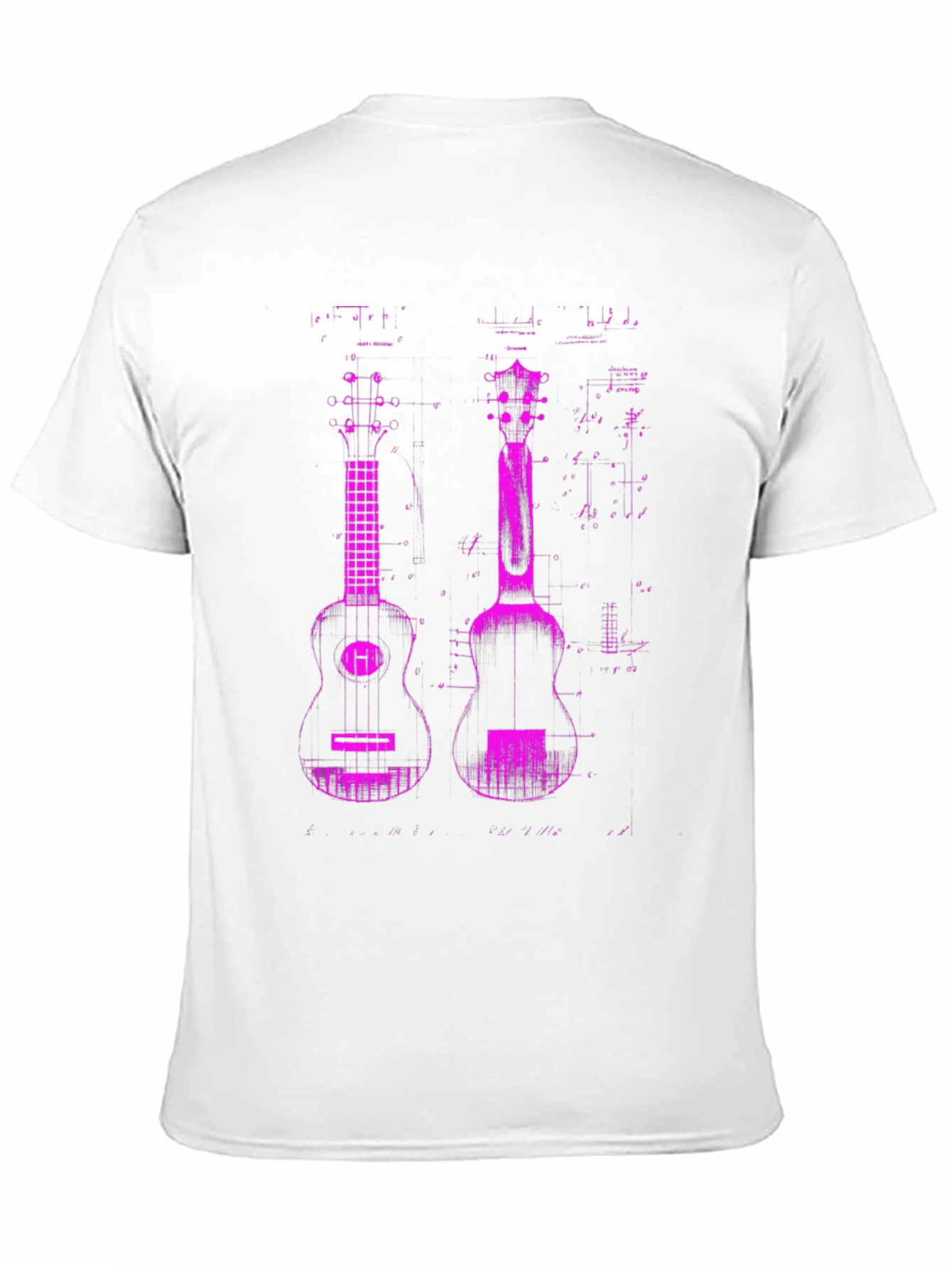 Ukulele Graphic T-Shirt - Black