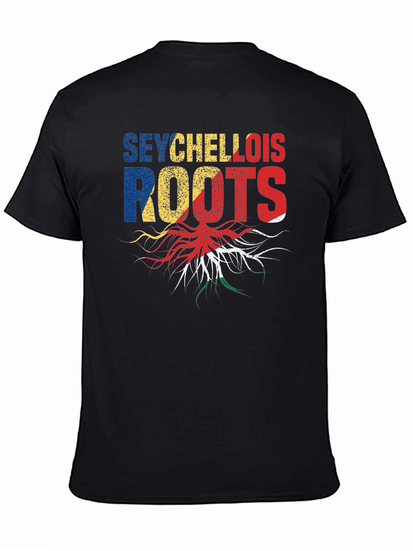 Seychellois Roots Black T-Shirt