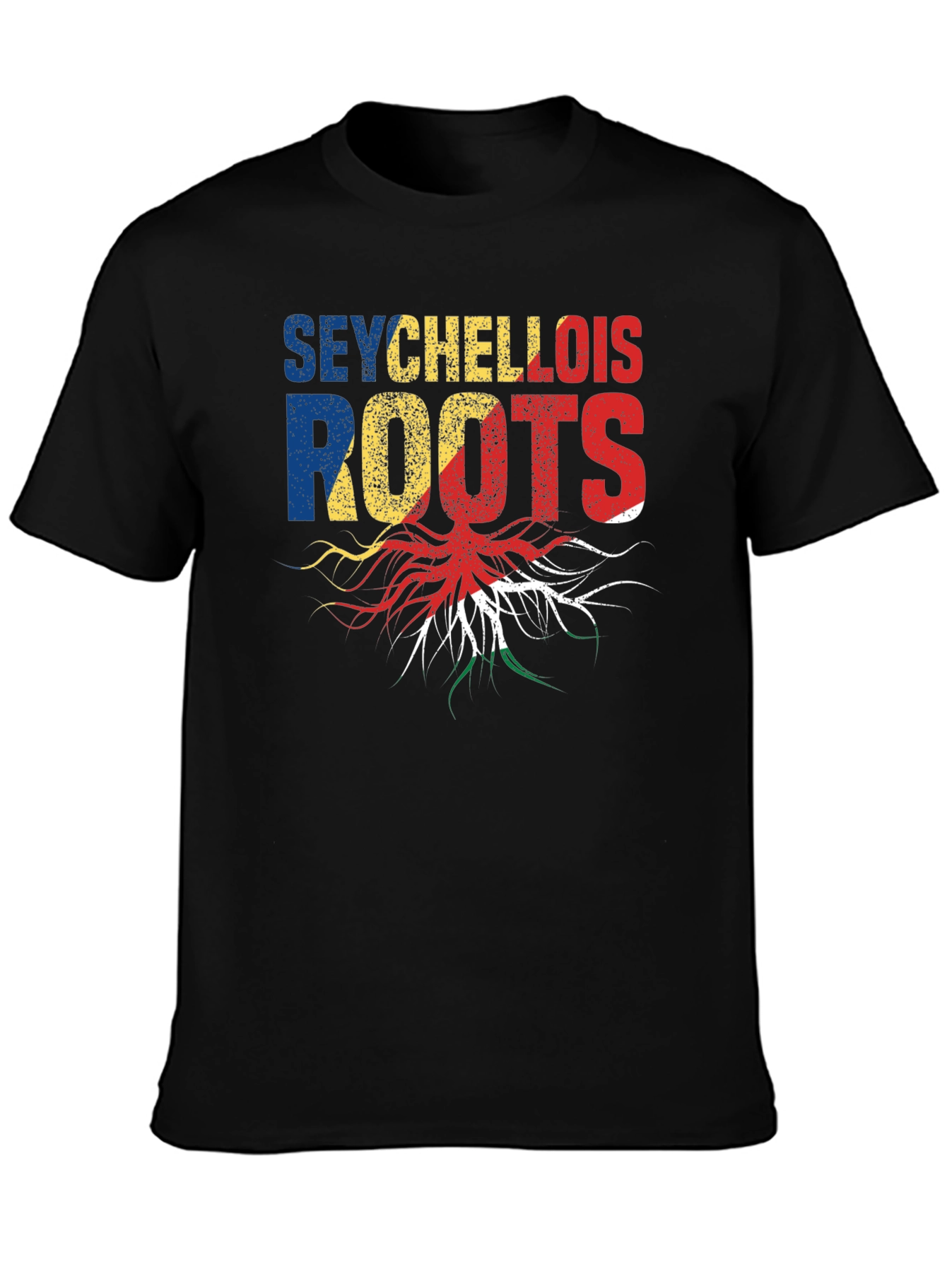 Seychellois Roots Black T-Shirt