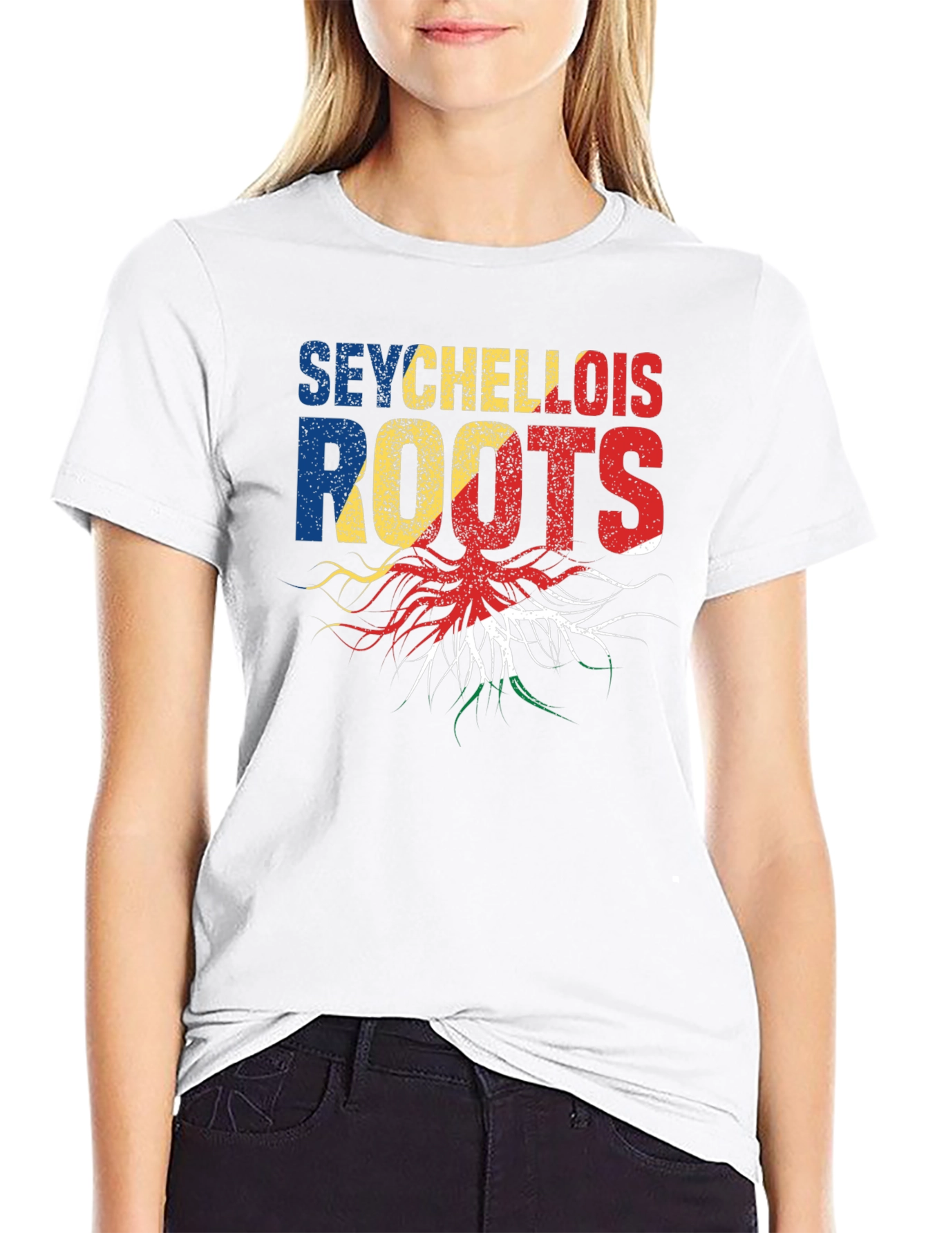 Seychellois Roots Black T-Shirt
