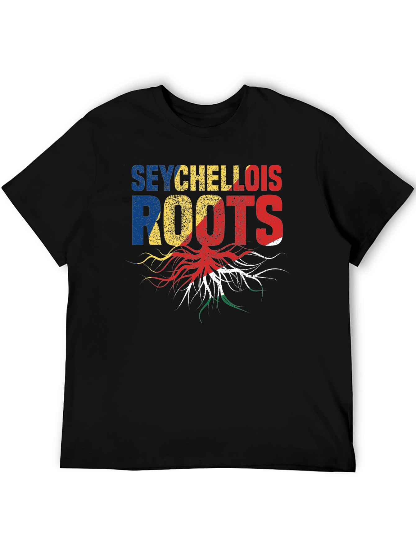 Seychellois Roots Black T-Shirt