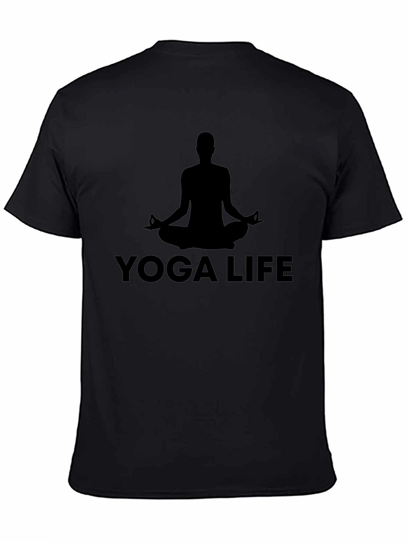Yoga Life Meditation T-Shirt - Black