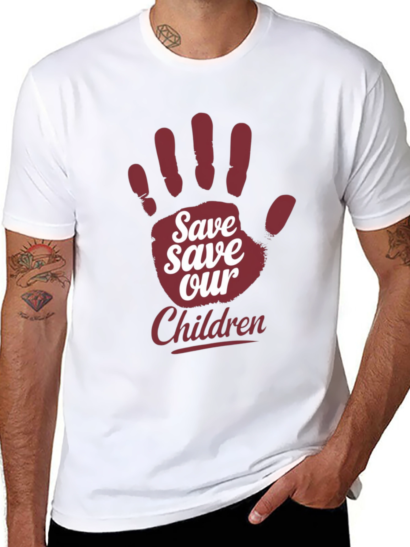 Save Our Children Graphic T-Shirt