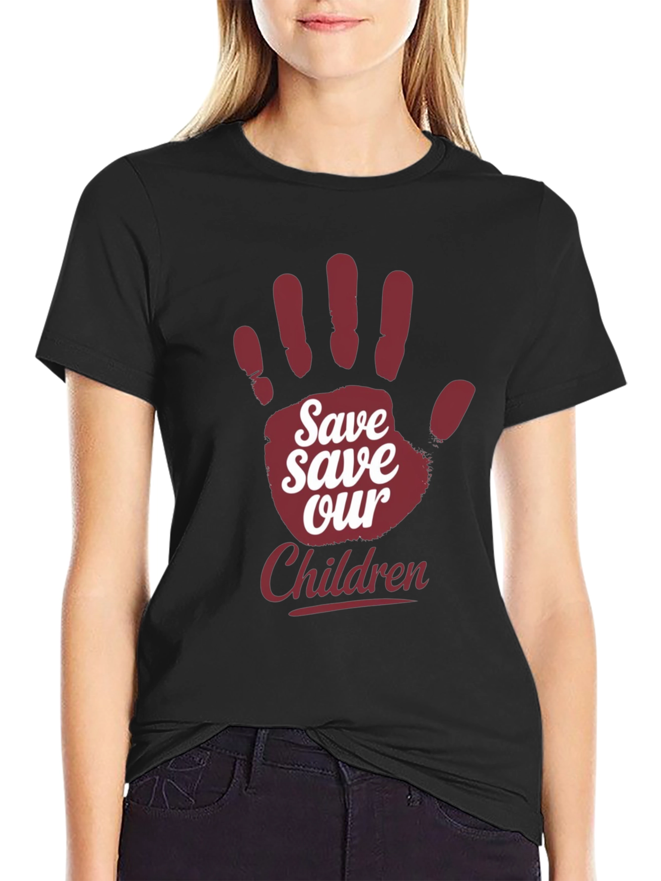 Save Our Children Graphic T-Shirt