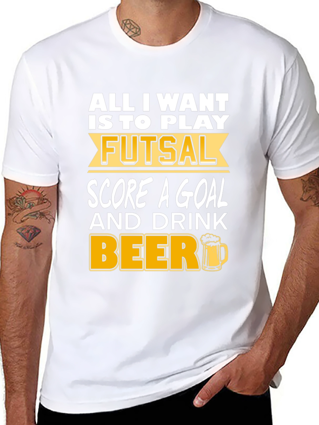 Futsal Score Beer T-Shirt
