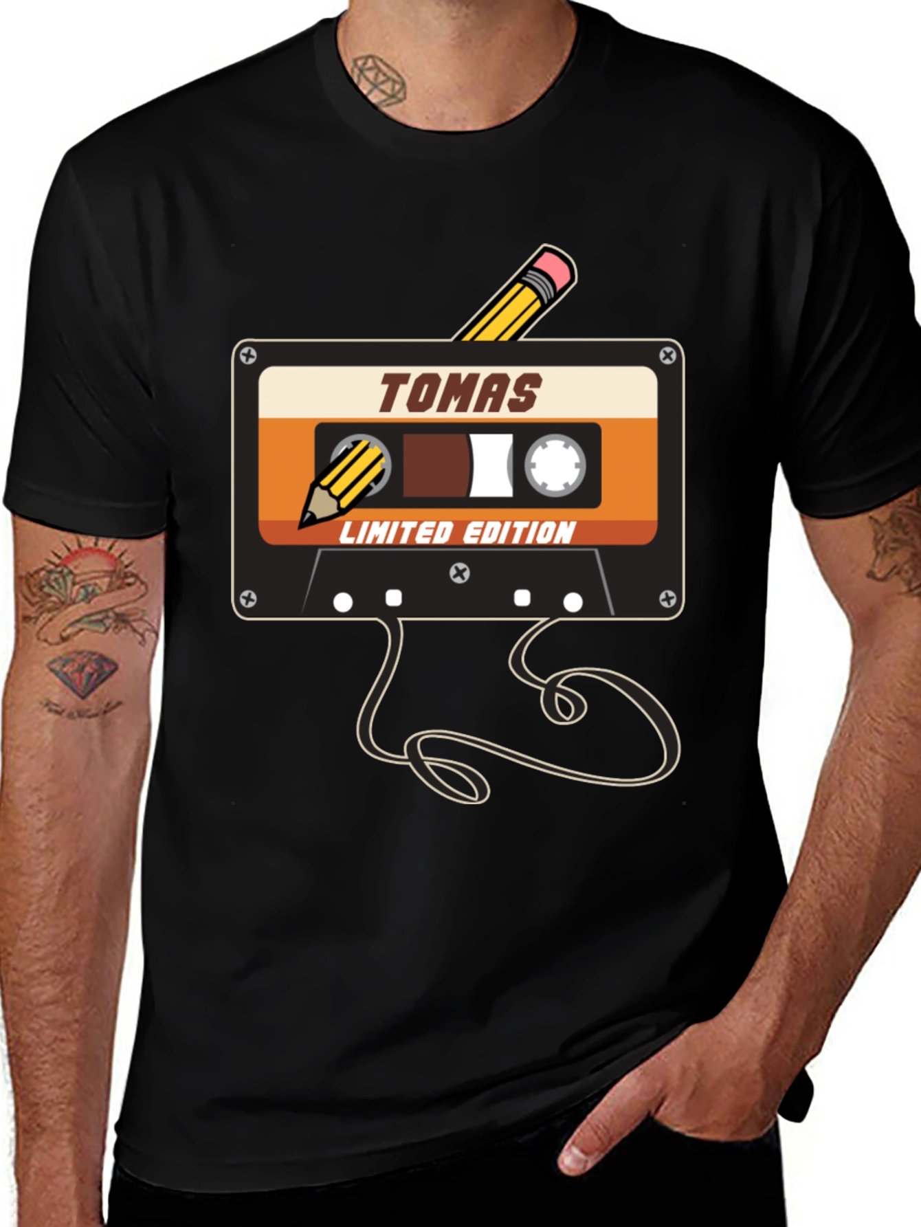 Tomas Limited Edition Cassette Tape Graphic Tee
