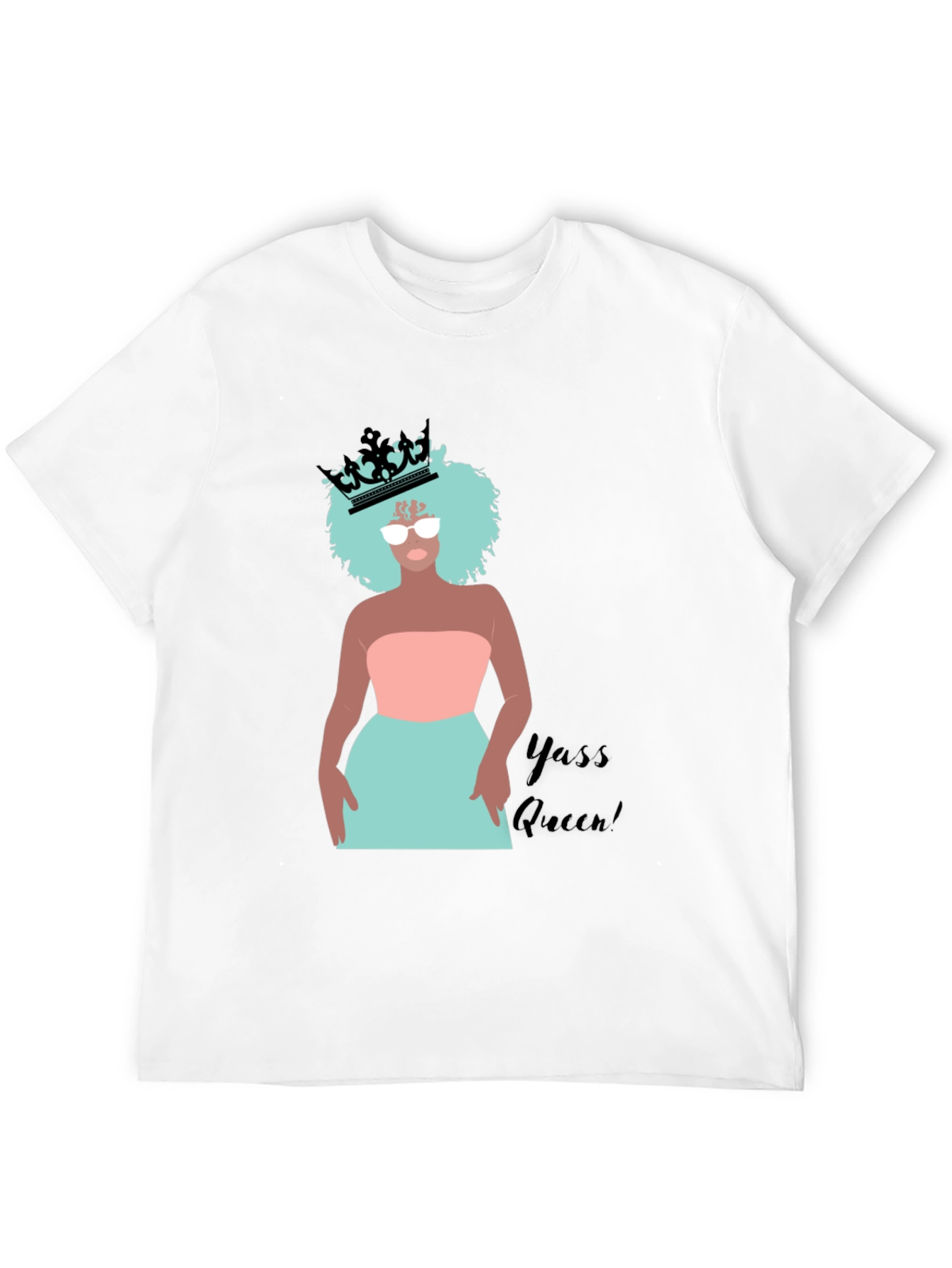 Yass Queen Graphic Tee - Black