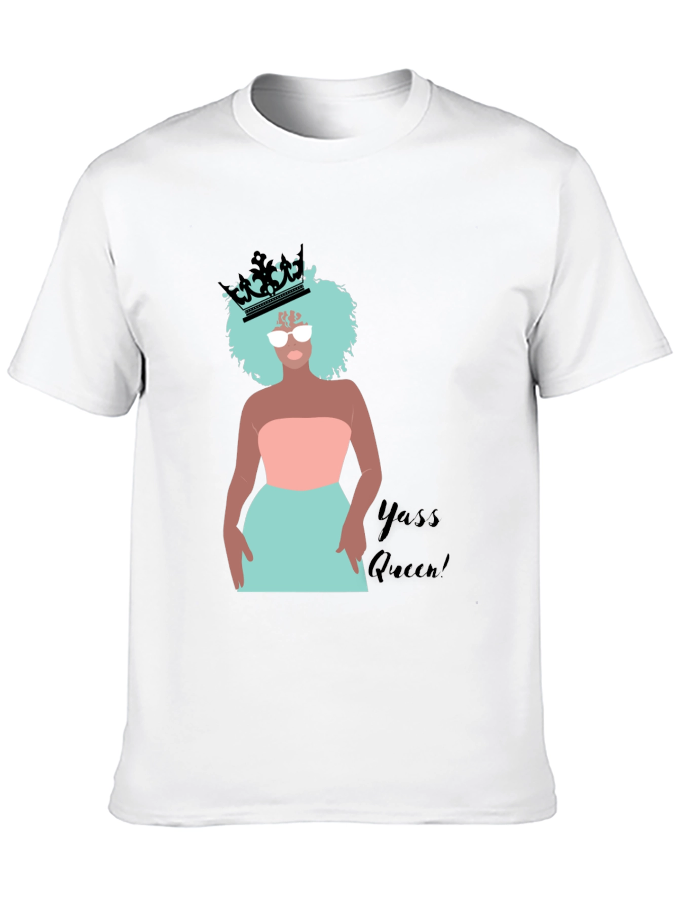 Yass Queen Graphic Tee - Black
