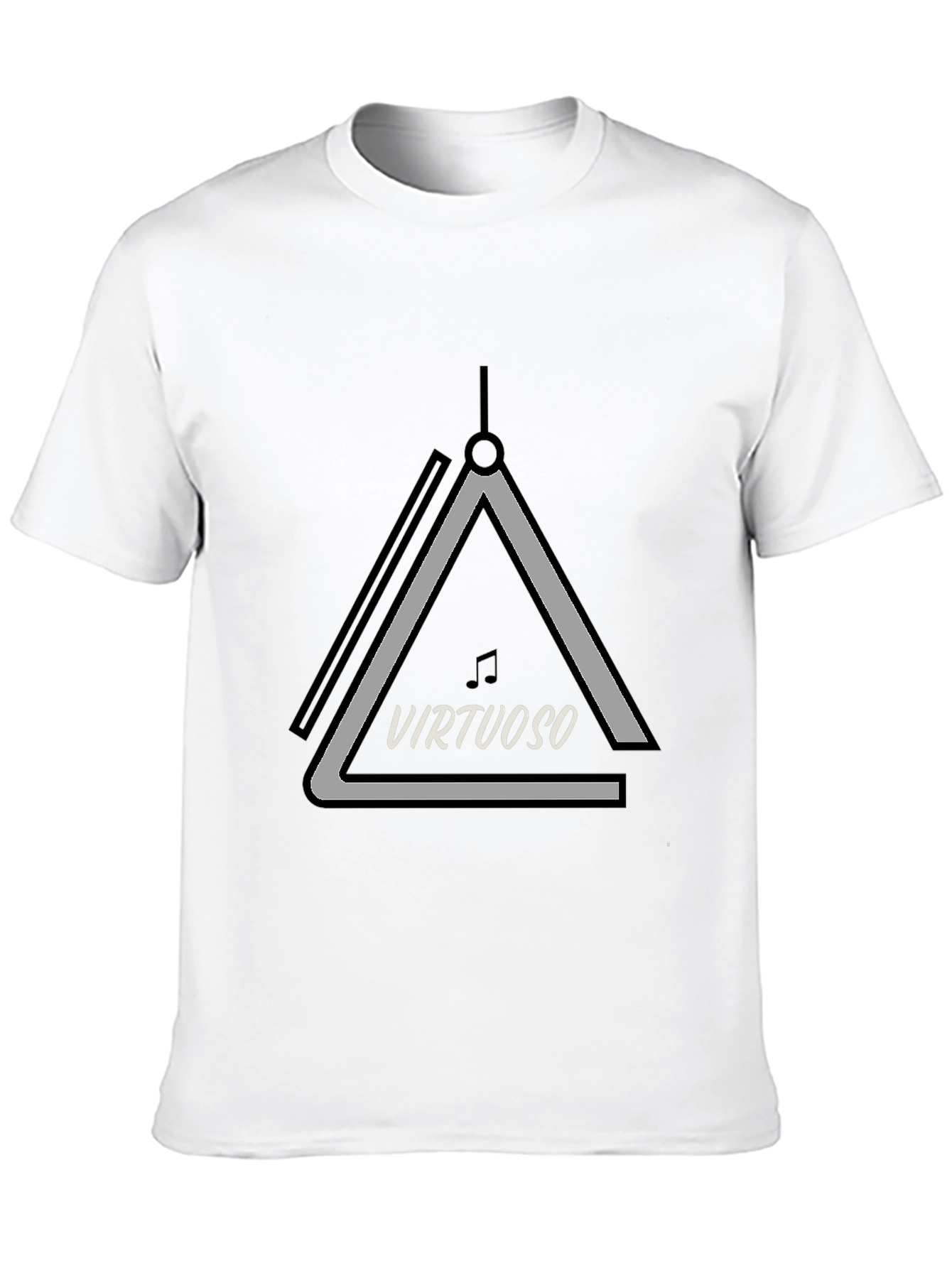 Virtuoso Triangle Graphic T-Shirt - Black