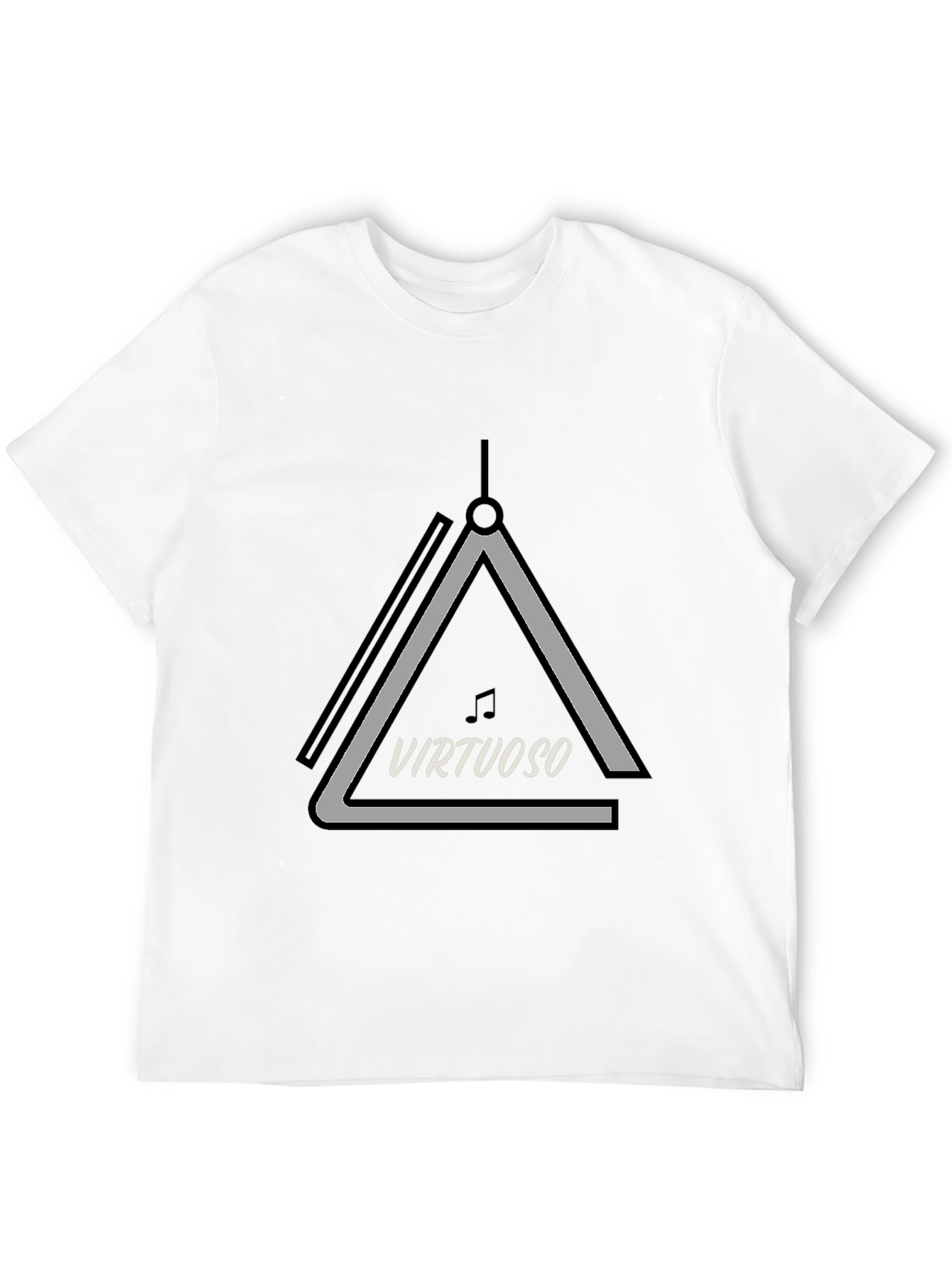 Virtuoso Triangle Graphic T-Shirt - Black