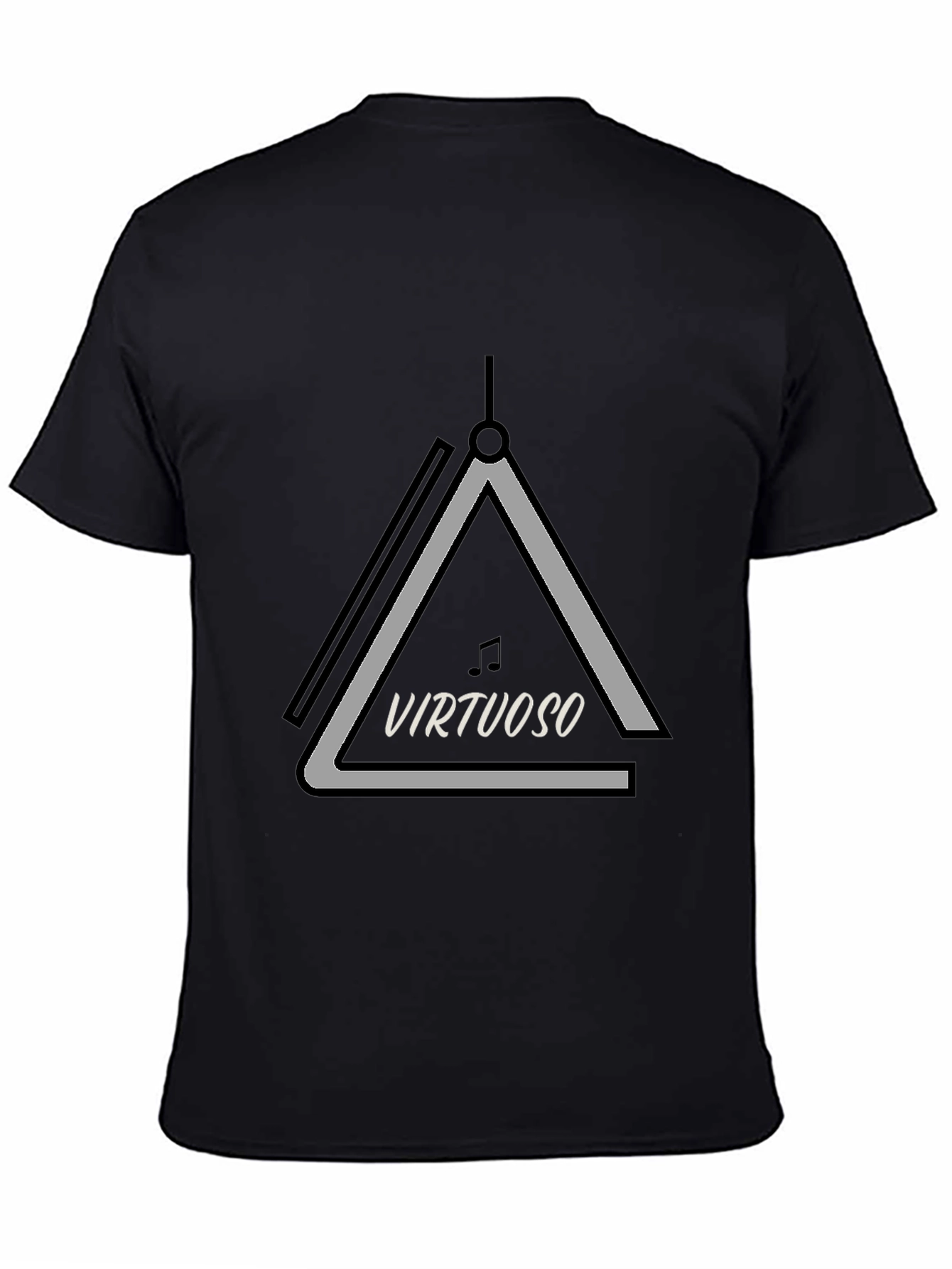 Virtuoso Triangle Graphic T-Shirt - Black
