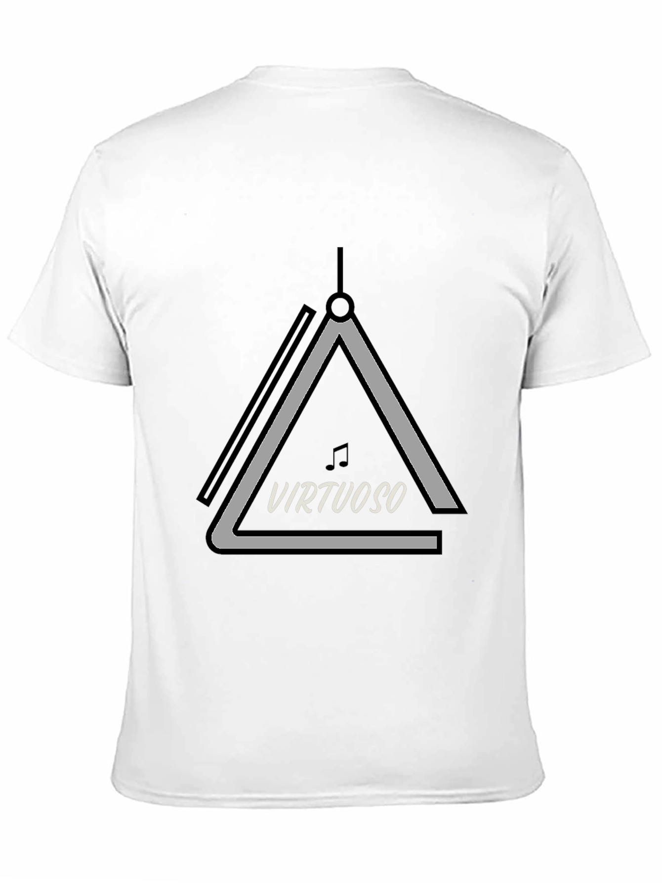 Virtuoso Triangle Graphic T-Shirt - Black