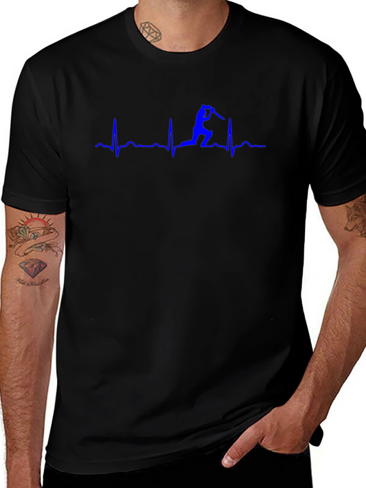 Cricket Lover Heartbeat T-Shirt